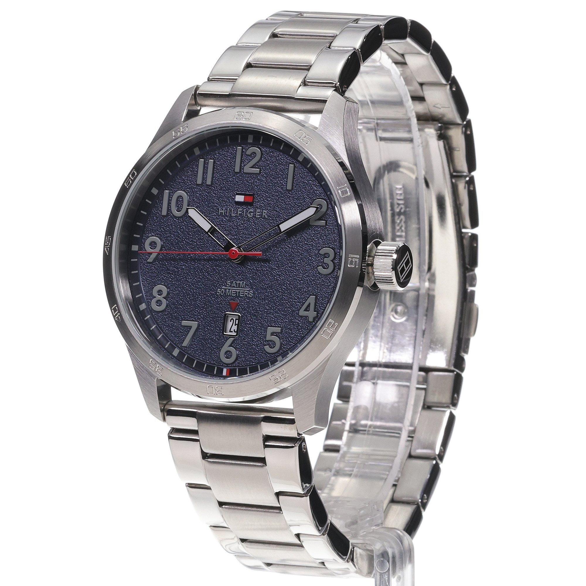zegarek Tommy Hilfiger 1710563 srebrny Męskie