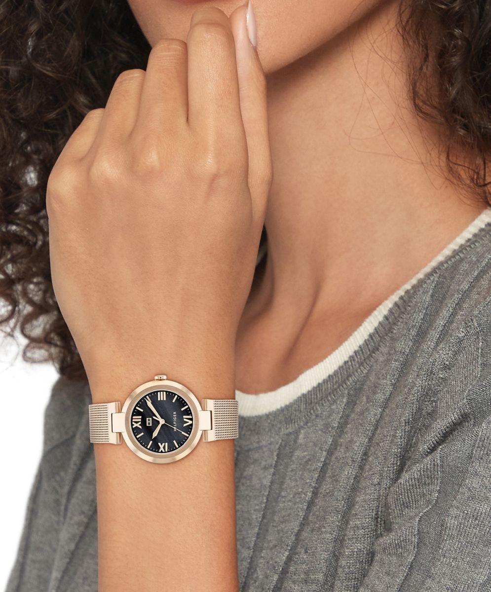 zegarek Tommy Hilfiger 1782633 różowe złoto Damskie - miniatura 7
