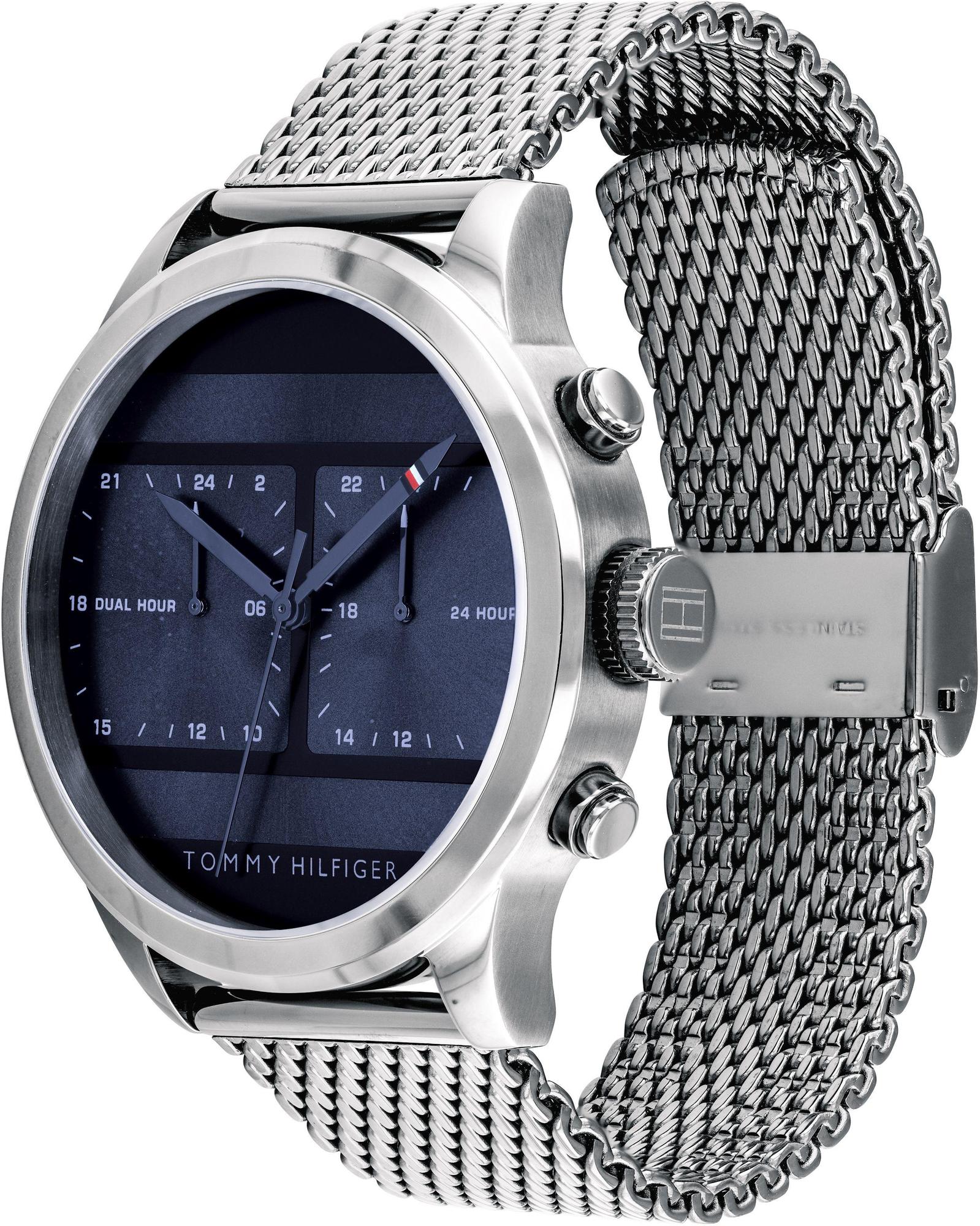 zegarek Tommy Hilfiger 1791596 srebrny Męskie