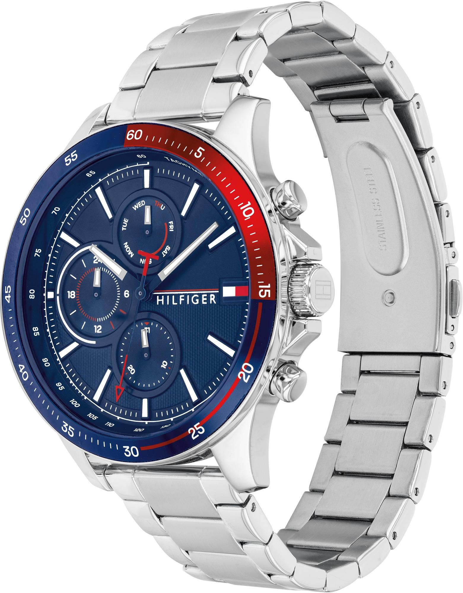 zegarek Tommy Hilfiger 1791718 srebrny Męskie