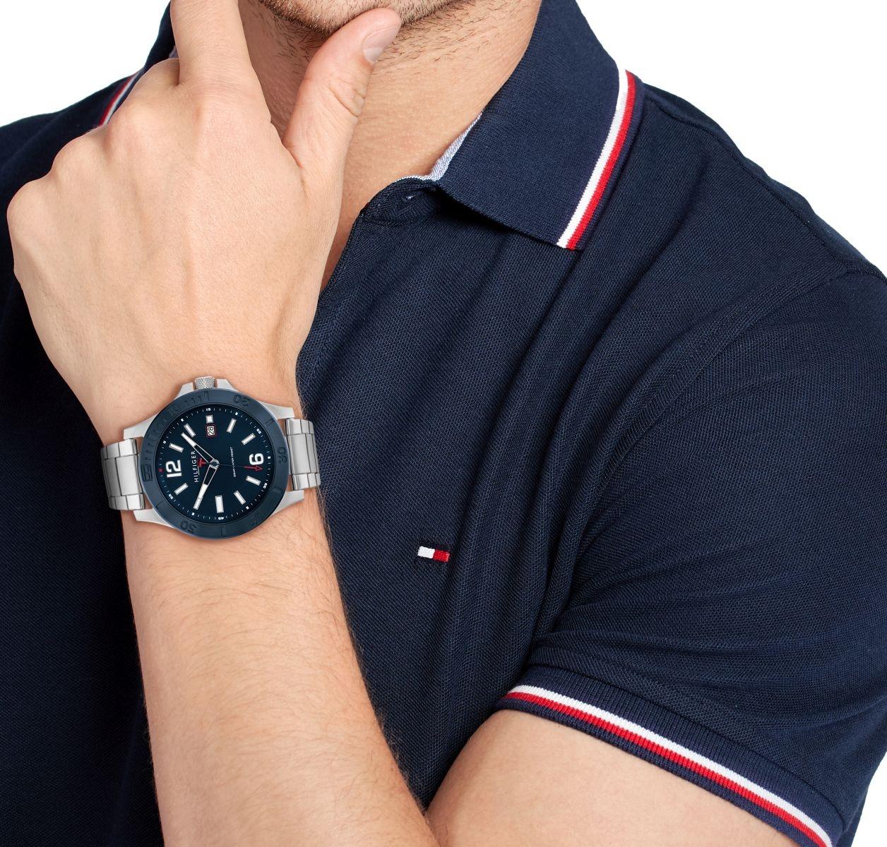 zegarek Tommy Hilfiger 1791994 srebrny Męskie - miniatura 7