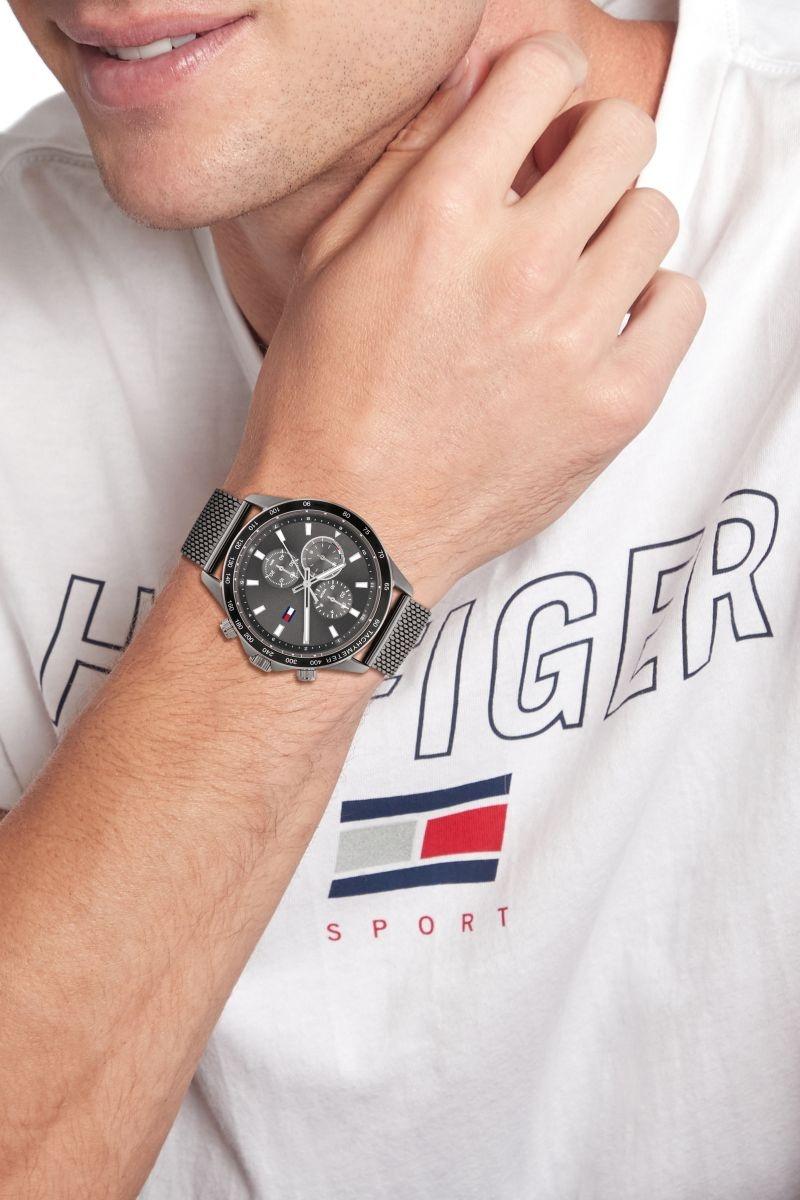 zegarek Tommy Hilfiger 1792019 szary Męskie - miniatura 7