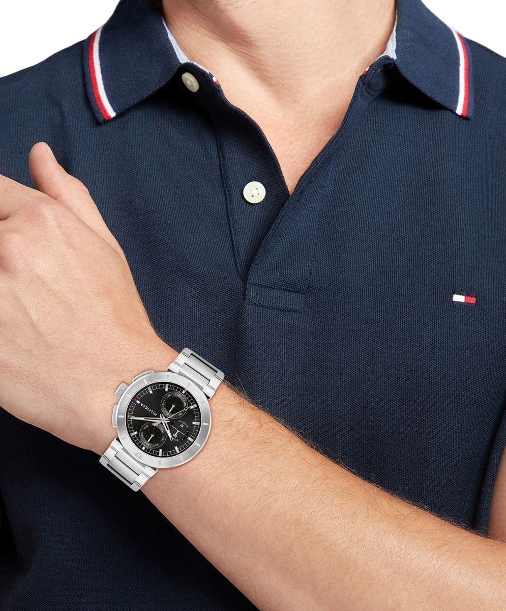zegarek Tommy Hilfiger 1792116 srebrny Męskie