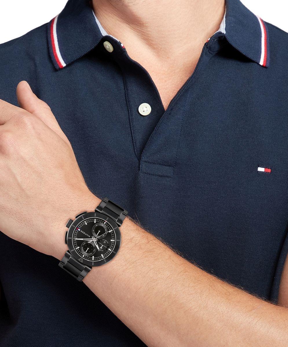 zegarek Tommy Hilfiger 1792119 czarny Męskie - miniatura 7