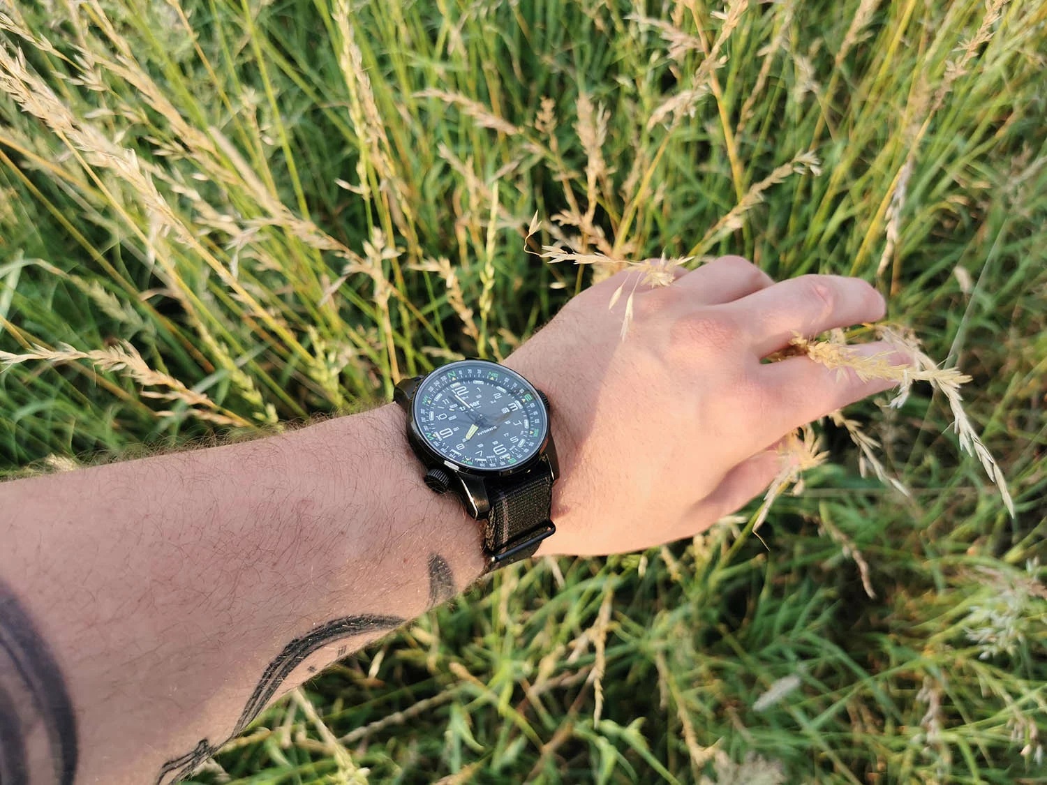 zegarek Traser TS-107718 P68 Pathfinder Automatic Black NATO Strap P68 Pathfinder szafirowe - miniatura 9
