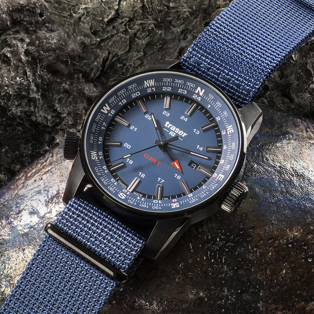 zegarek Traser TS-109034 kwarcowy P68 Pathfinder GMT - miniatura 6