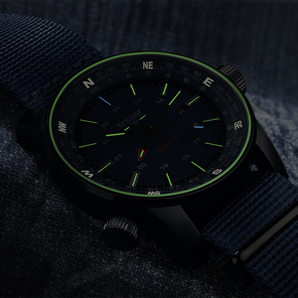 zegarek Traser TS-109034 czarny P68 Pathfinder GMT - miniatura 4