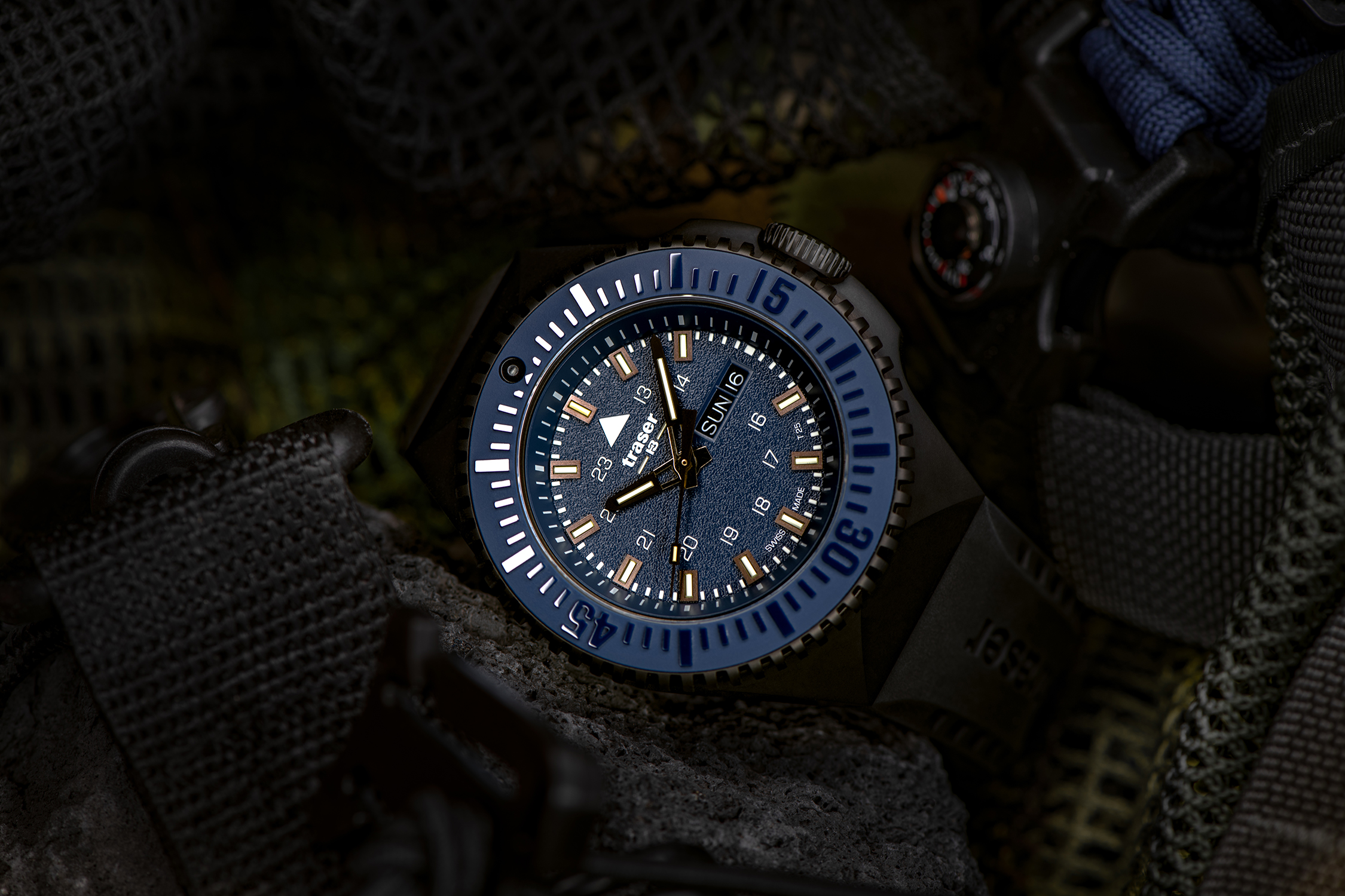 zegarek Traser TS-109857 czarny P69 Black Stealth - miniatura 7