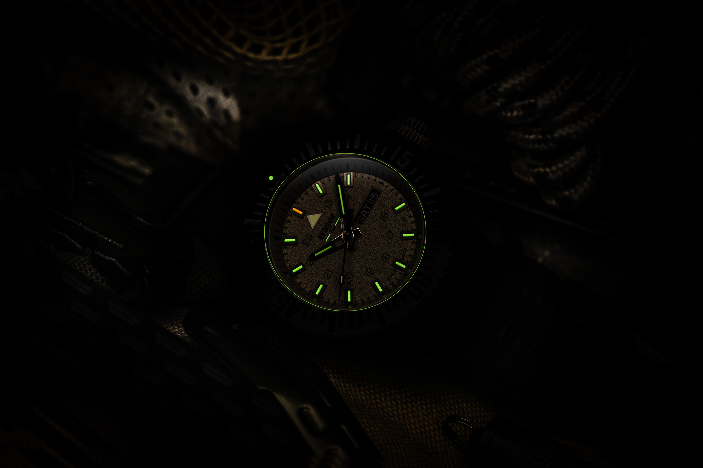 zegarek Traser TS-109861 P69 Black Stealth szafirowe - miniatura 11