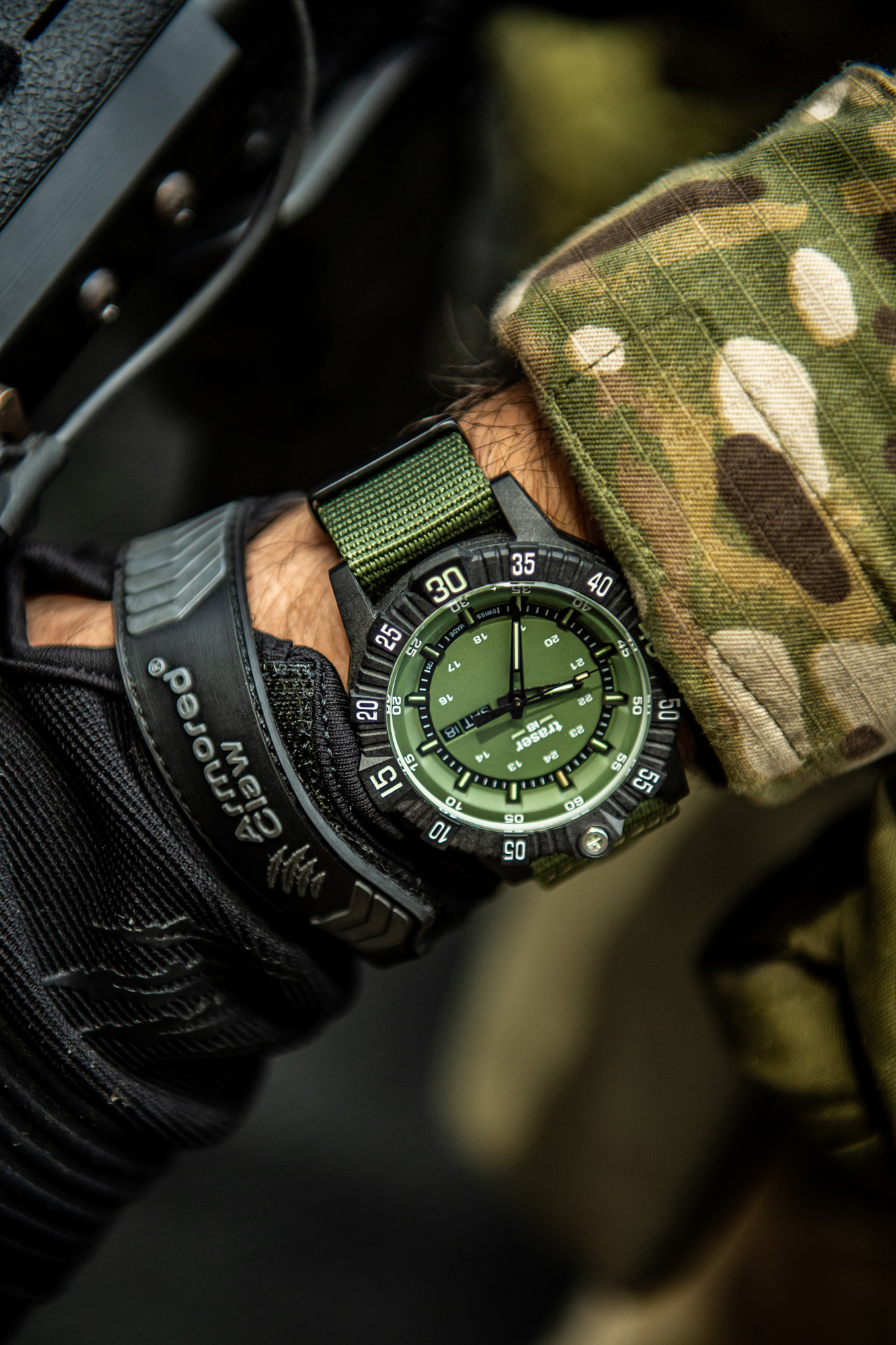 zegarek Traser TS-110726 P99 Q Tactical Green NATO Strap P99 Q Tactical szafirowe - miniatura 11
