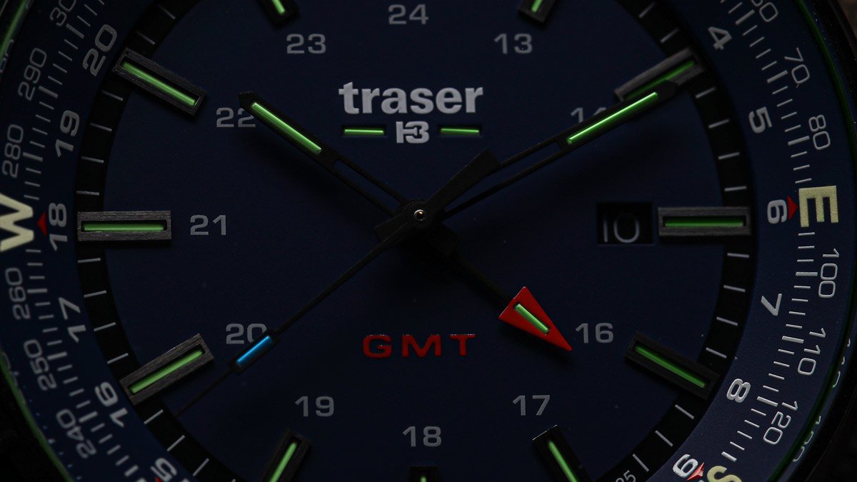 zegarek Traser TS-109524 P68 Pathfinder GMT Blue P68 Pathfinder GMT szafirowe - miniatura 8