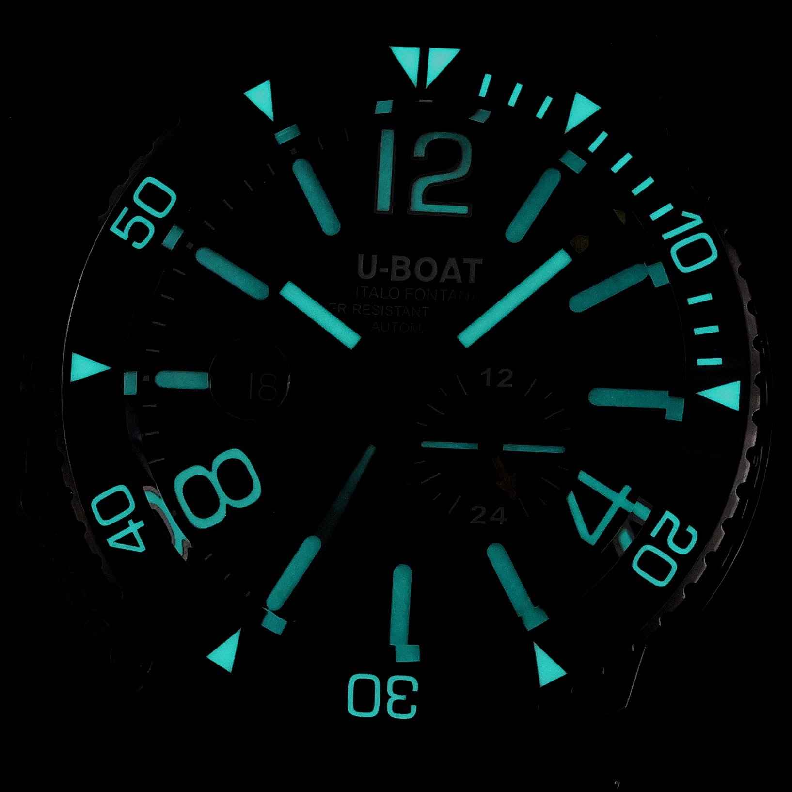 zegarek U-BOAT 9519 automatyczny męski Classico SOMMERSO GHIERA CERAMICA AUTOMATIC - miniatura 5