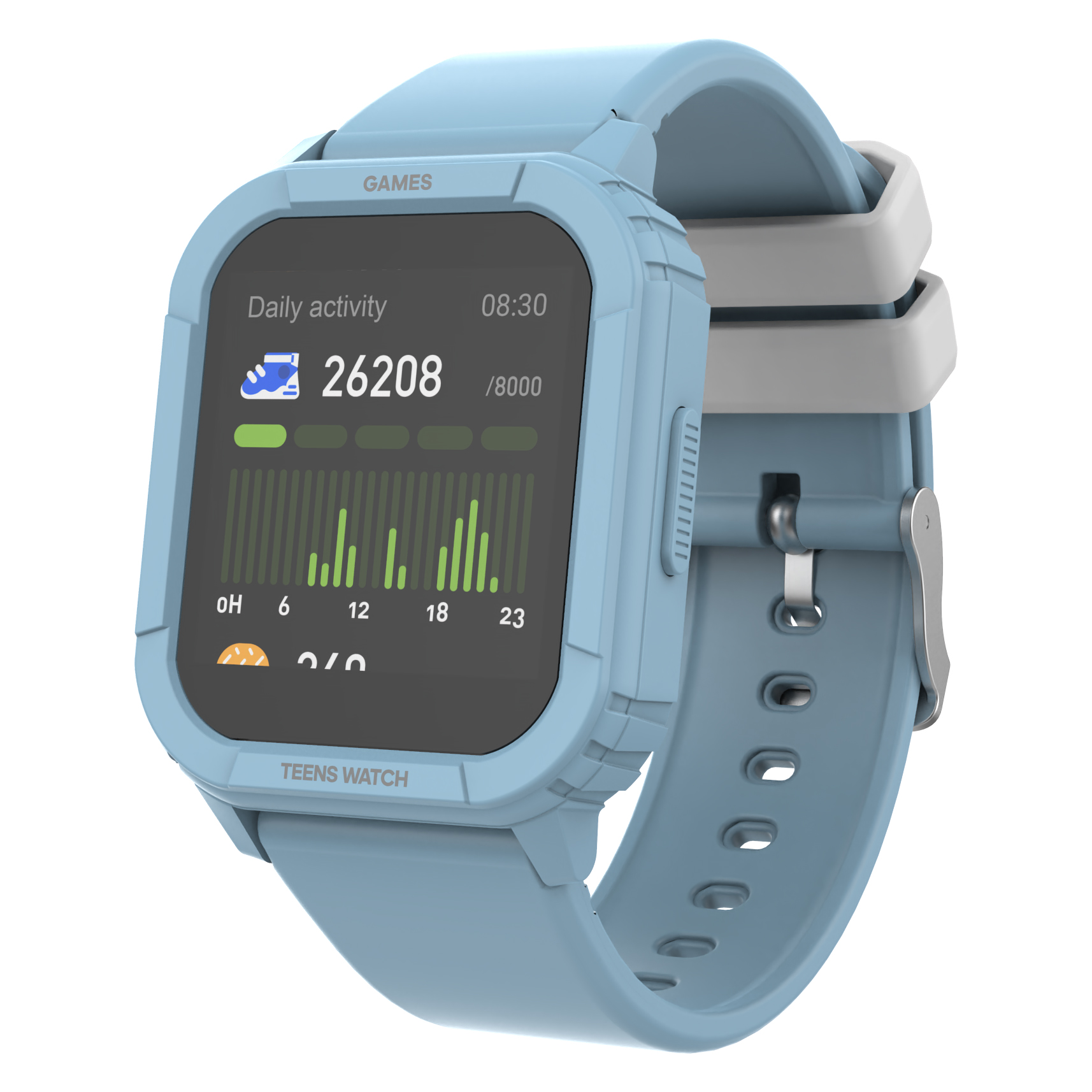 zegarek Vector Smart VCTR-00-01BL 36mm Niebieski Kids dla dzieci z krokomierz Smartwatch - miniatura 3