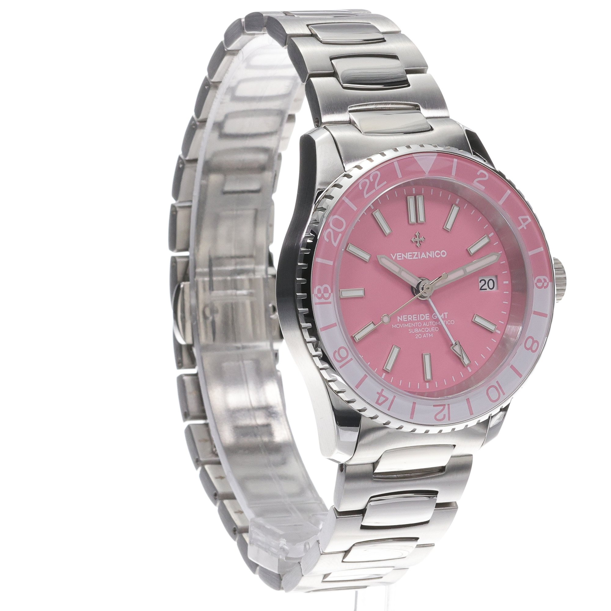 zegarek Venezianico 3521506C srebrny Nereide GMT - miniatura 3
