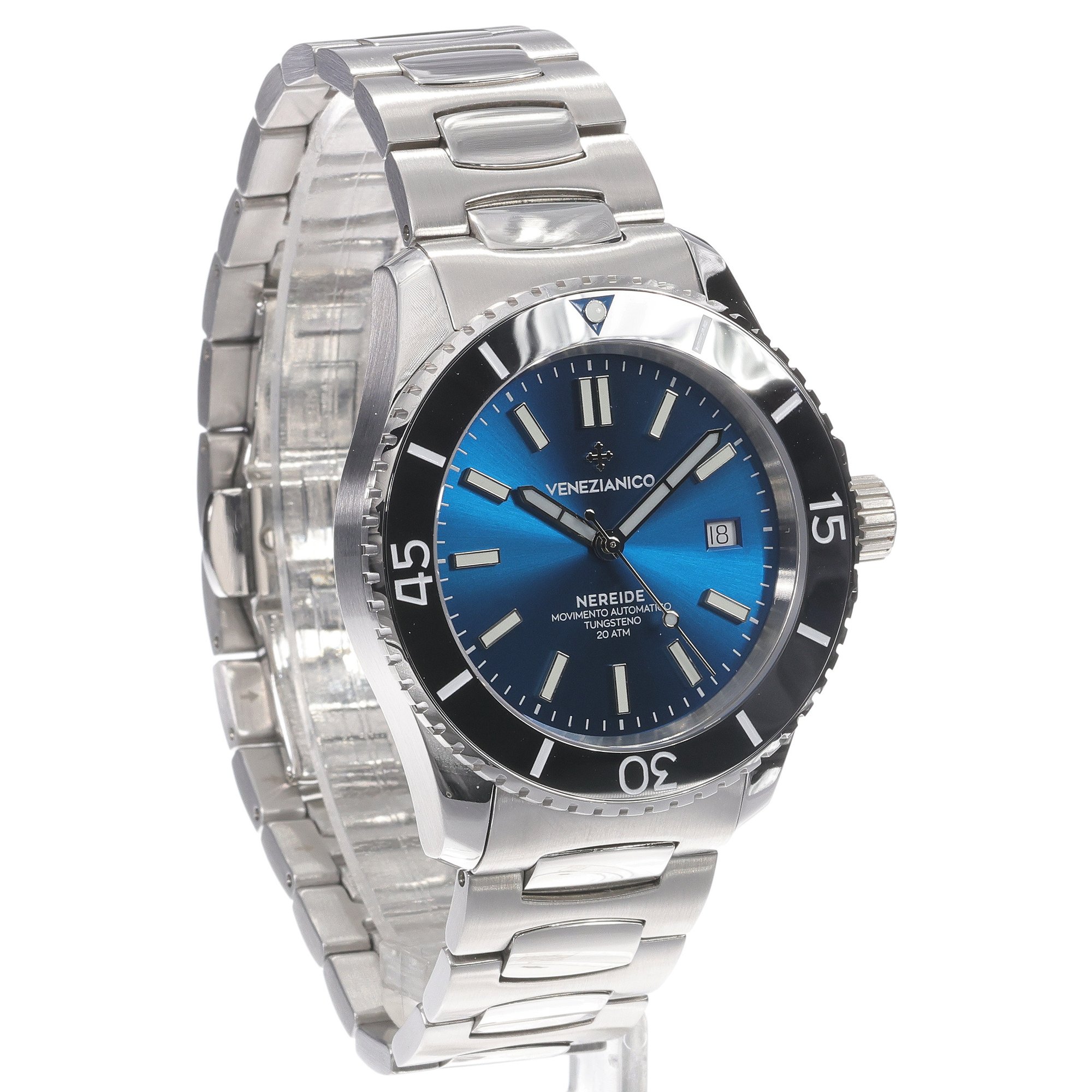 zegarek Venezianico 4521501C srebrny Nereide Tungsteno - miniatura 7