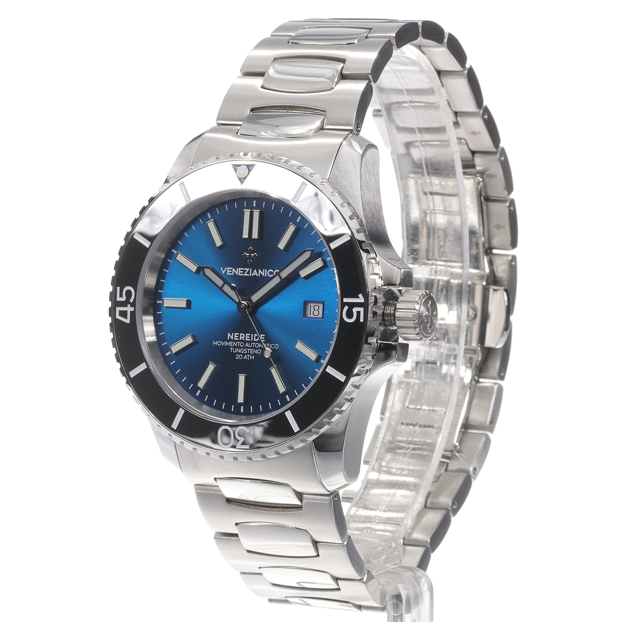 zegarek Venezianico 4521501C srebrny Nereide Tungsteno - miniatura 9