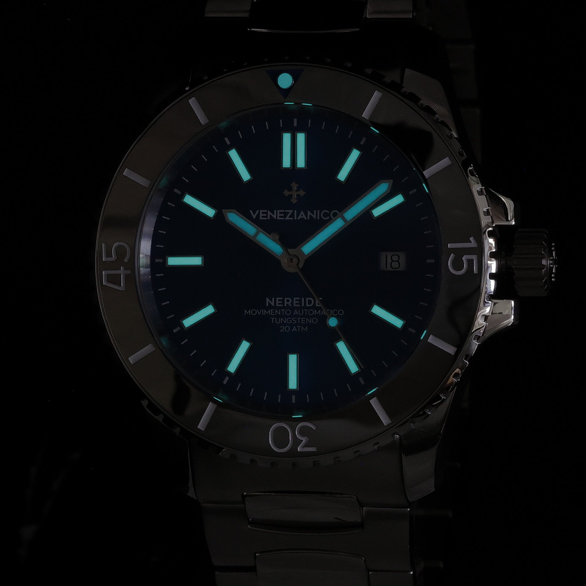 zegarek Venezianico 4521501C srebrny Nereide Tungsteno - miniatura 10