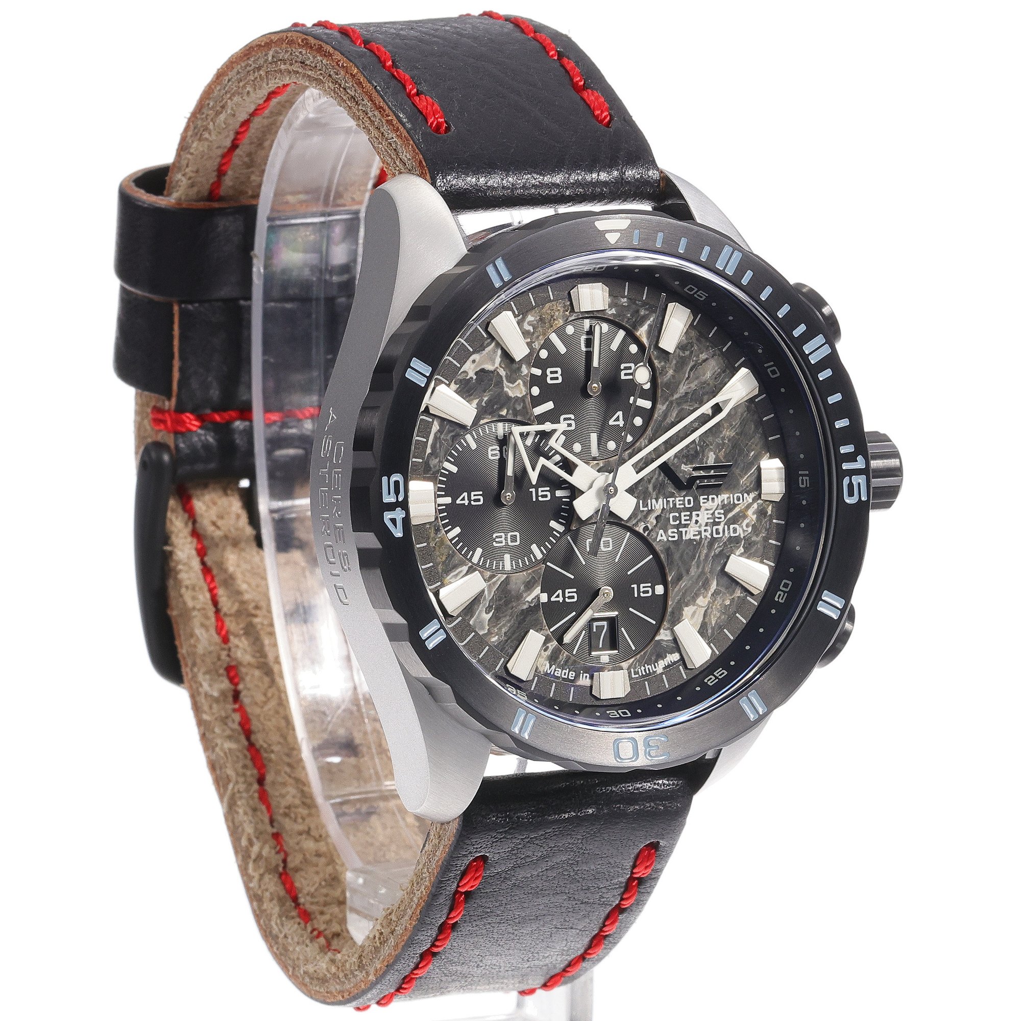 zegarek Vostok Europe 6S10-320E693LBR Almaz Chrono Ceres Asteroid Special Edition męski z chronograf Almaz - miniatura 3