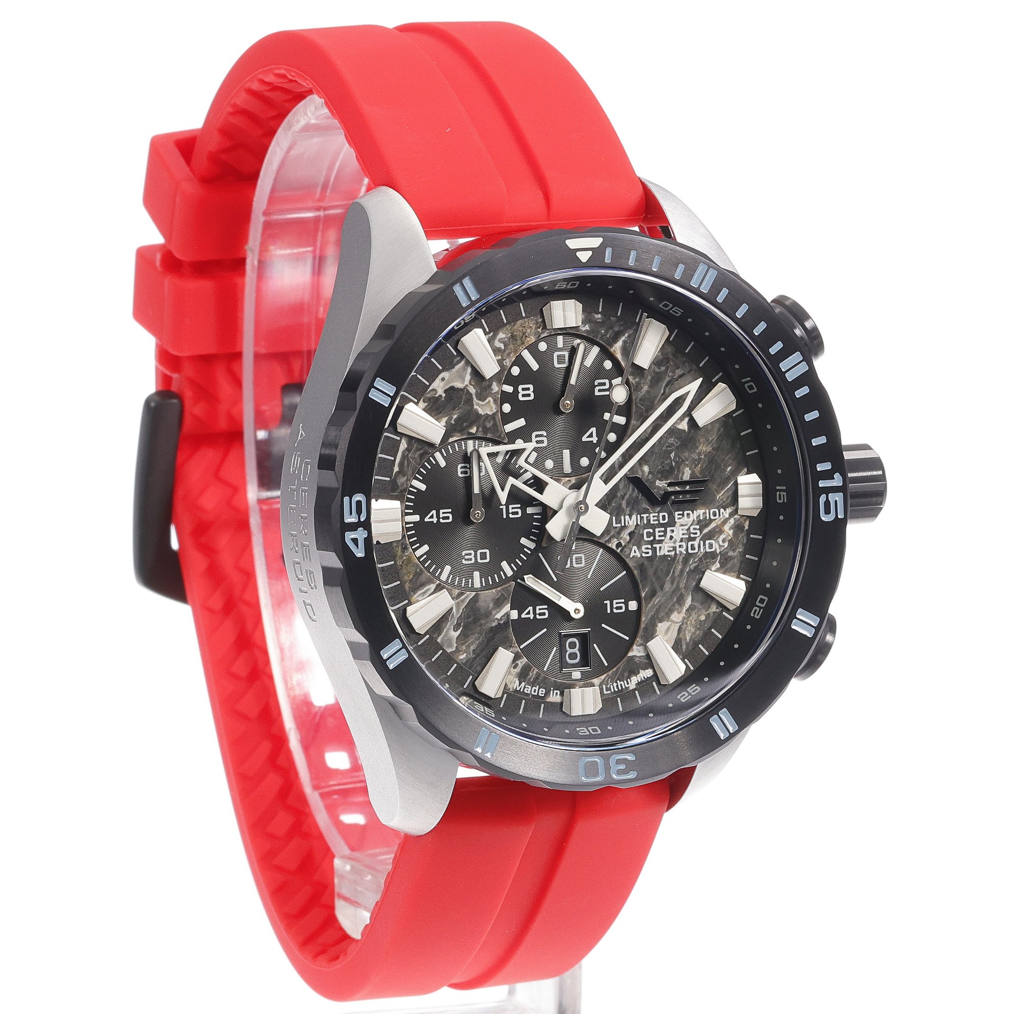 zegarek Vostok Europe 6S10-320E693SR Almaz Chrono Ceres Asteroid Special Edition męski z chronograf Almaz - miniatura 3