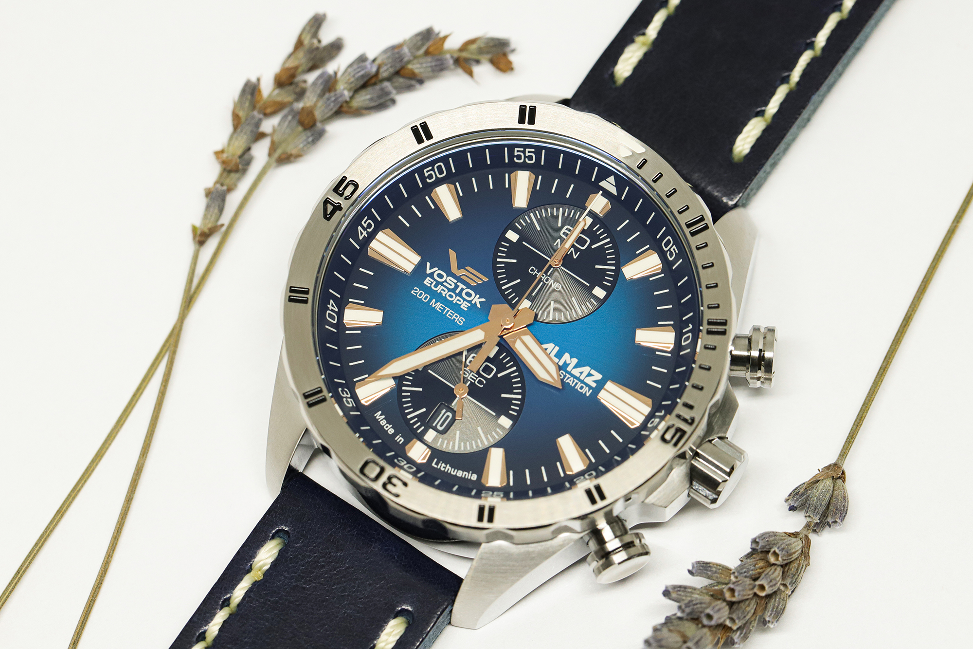 zegarek Vostok Europe 6S11-320A675 Almaz Chrono męski z chronograf Almaz - miniatura 7
