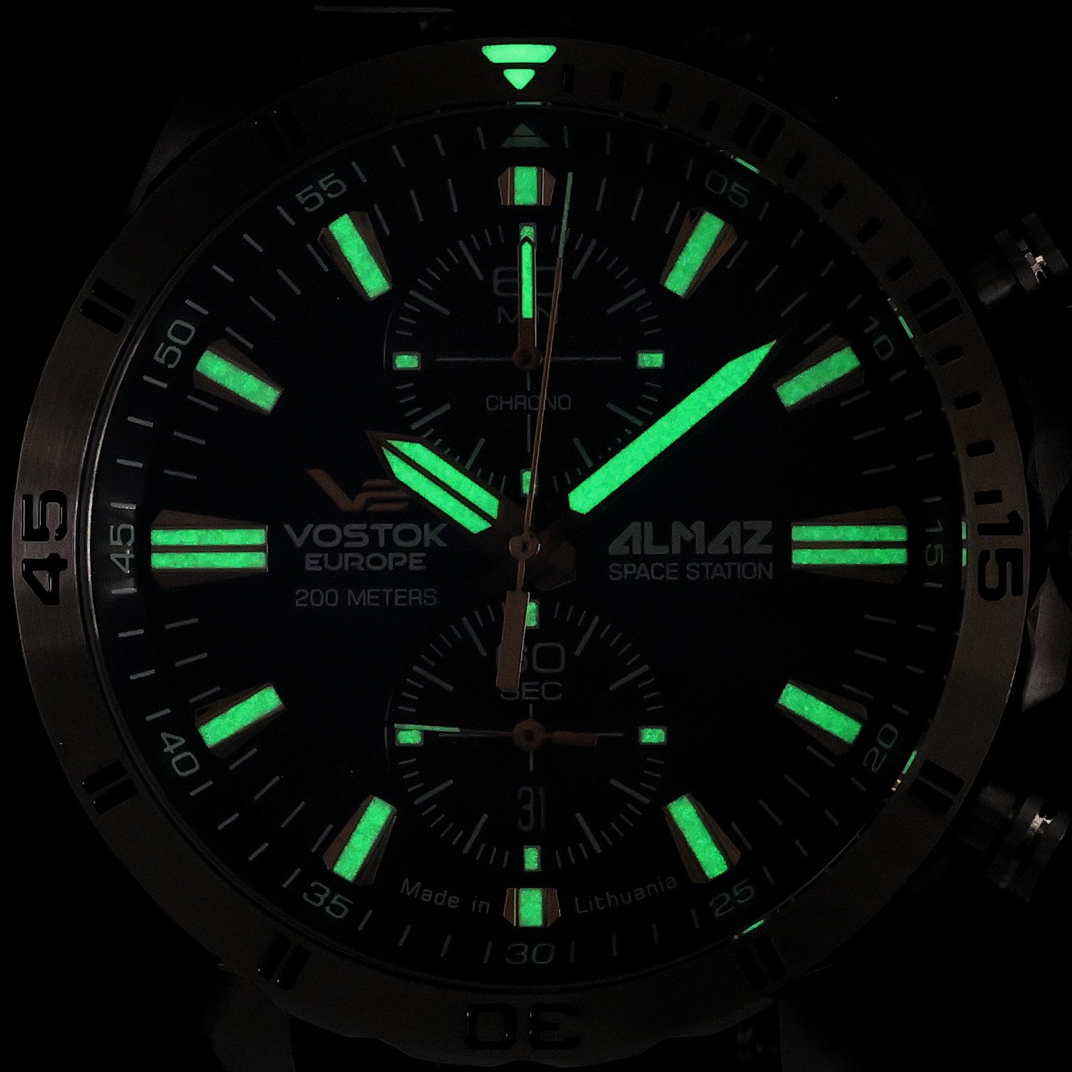 zegarek Vostok Europe 6S11-320A675B srebrny Almaz - miniatura 5