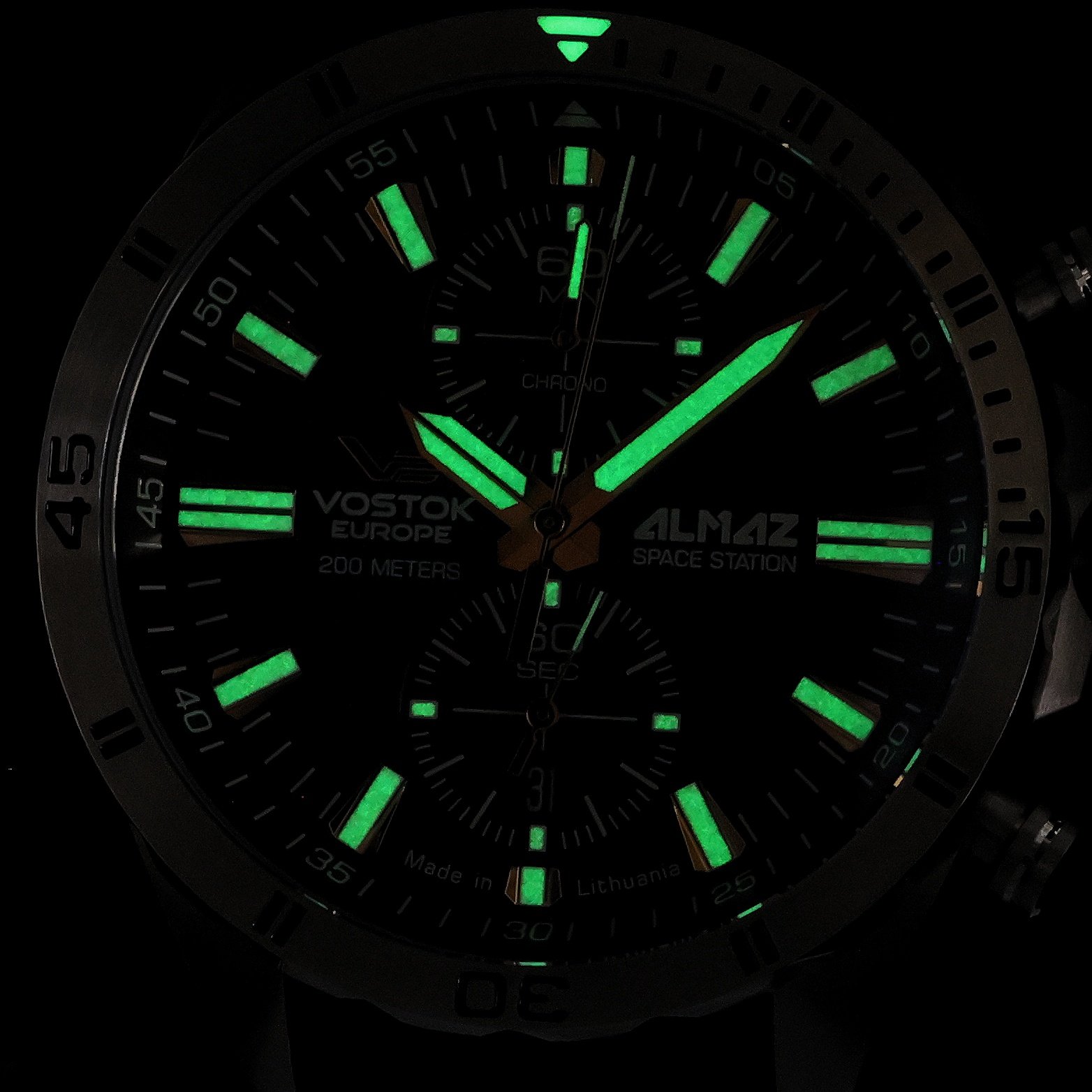 zegarek Vostok Europe 6S11-320A675S srebrny Almaz - miniatura 5