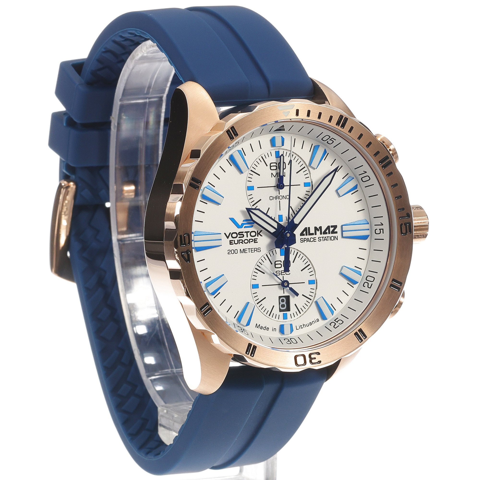 zegarek Vostok Europe 6S11-320B676SB męski z chronograf Almaz - miniatura 3
