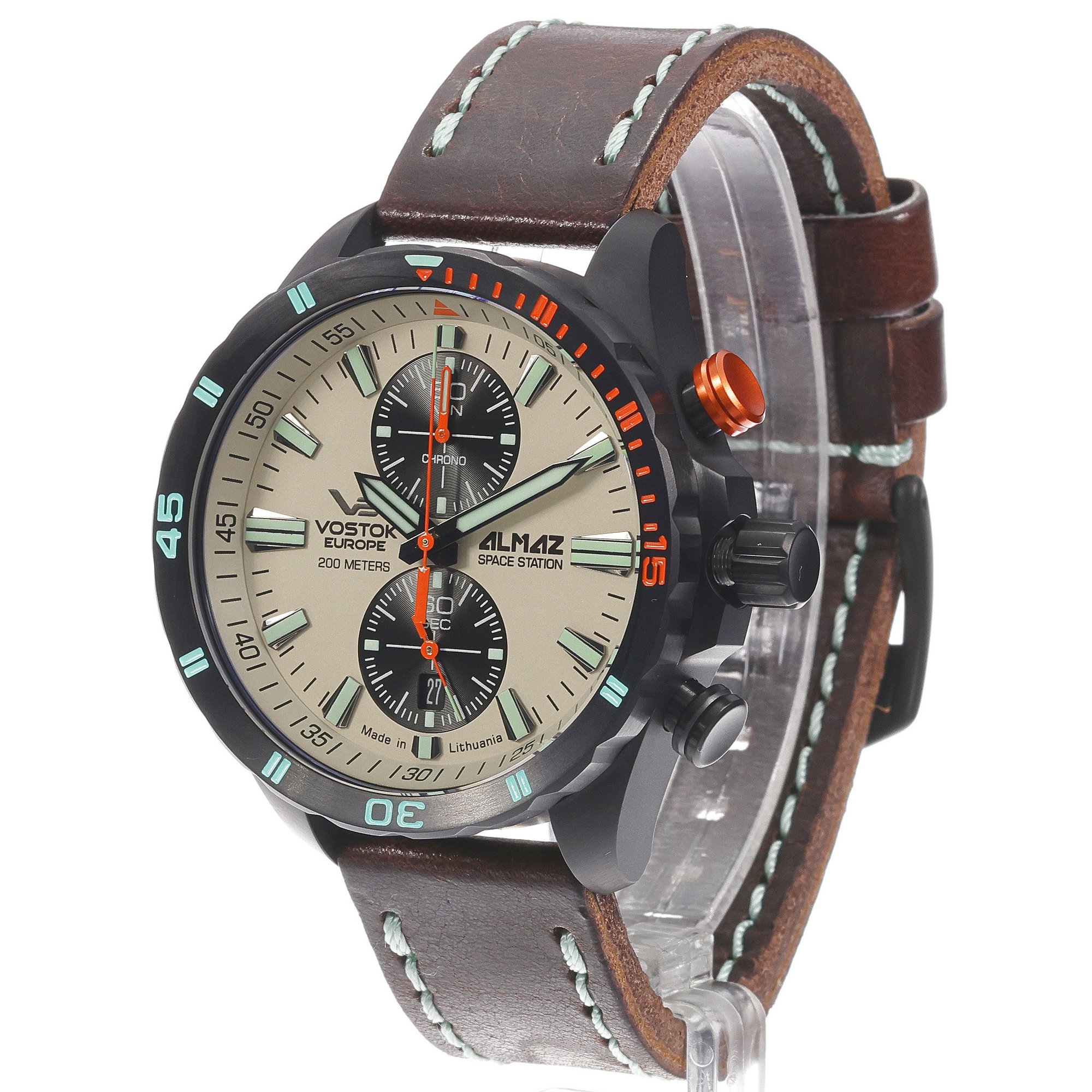 zegarek Vostok Europe 6S11-320C677 czarny Almaz - miniatura 2
