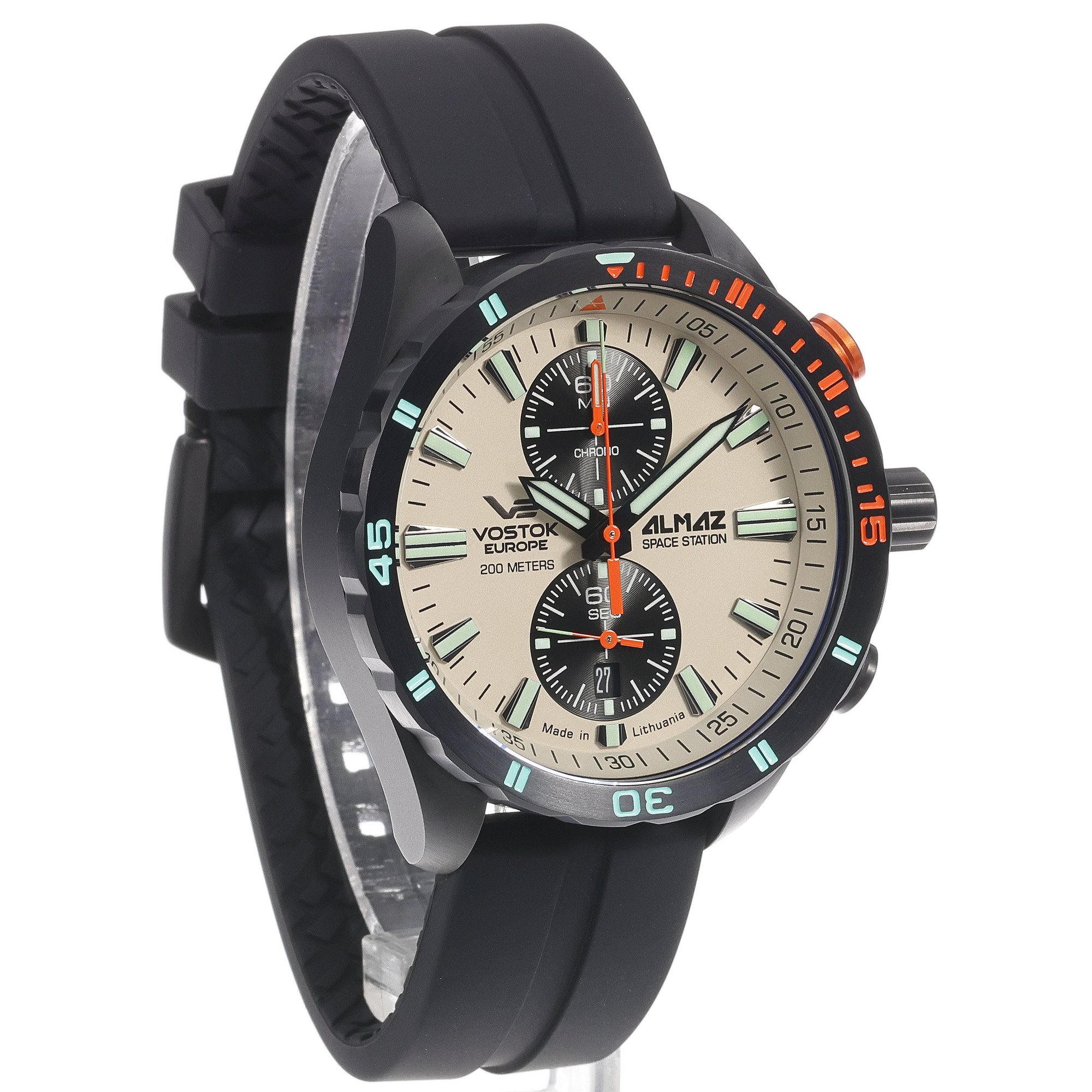 zegarek Vostok Europe 6S11-320C677S męski z chronograf Almaz - miniatura 3