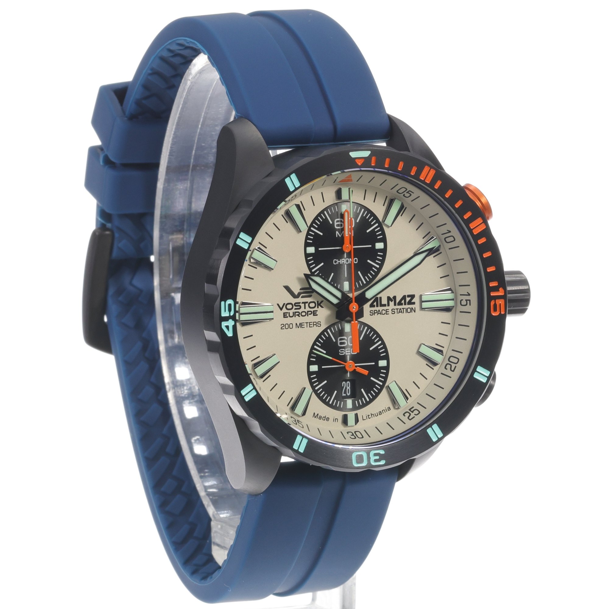 zegarek Vostok Europe 6S11-320C677SB męski z chronograf Almaz - miniatura 3