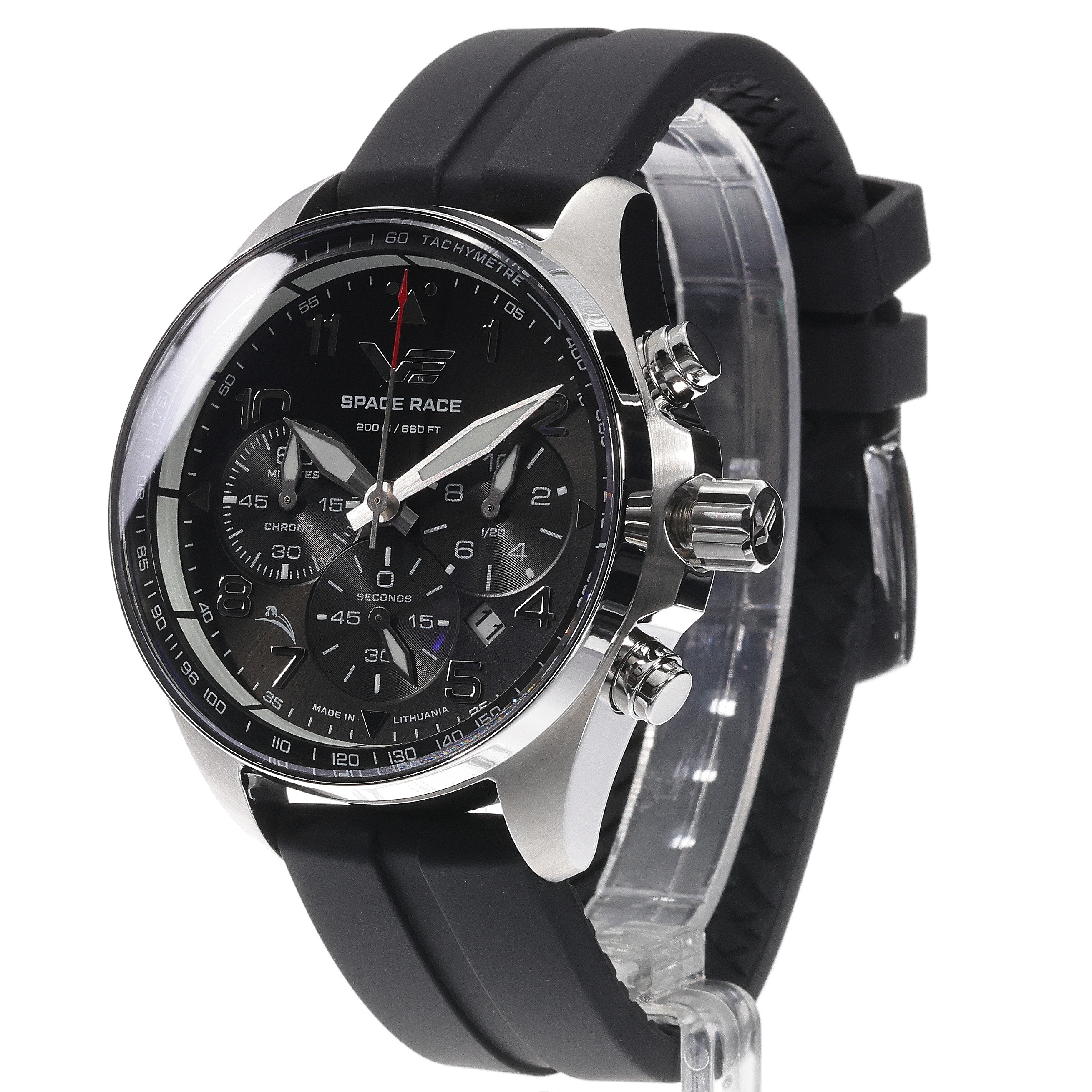 zegarek Vostok Europe 6S20-325A741SB kwarcowy męski Space Race Space Race Black Chrono - miniatura 6