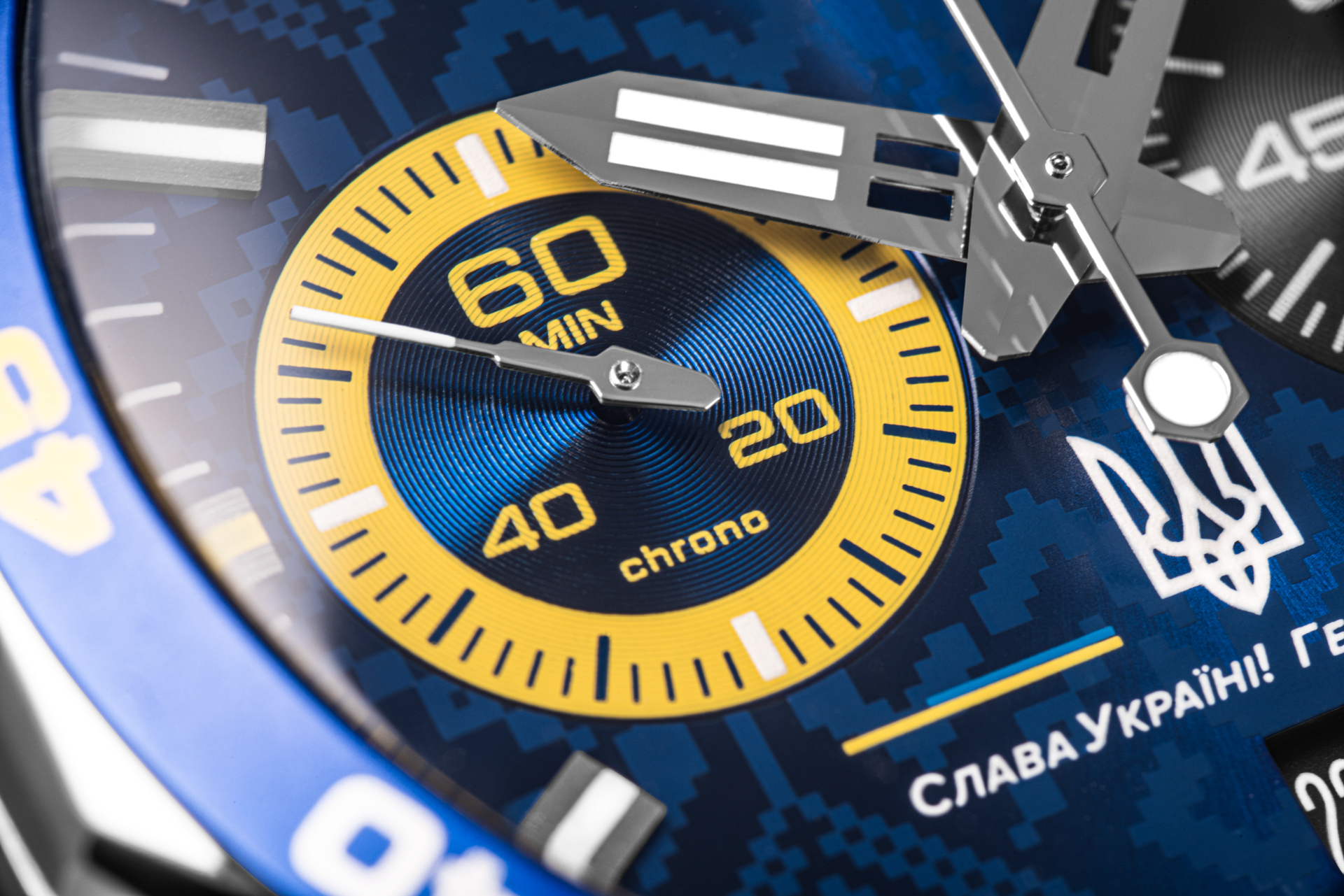 zegarek Vostok Europe 6S21-225A466B kwarcowy męski N1 Rocket Slava Ukraini 2nd Edition - miniatura 6
