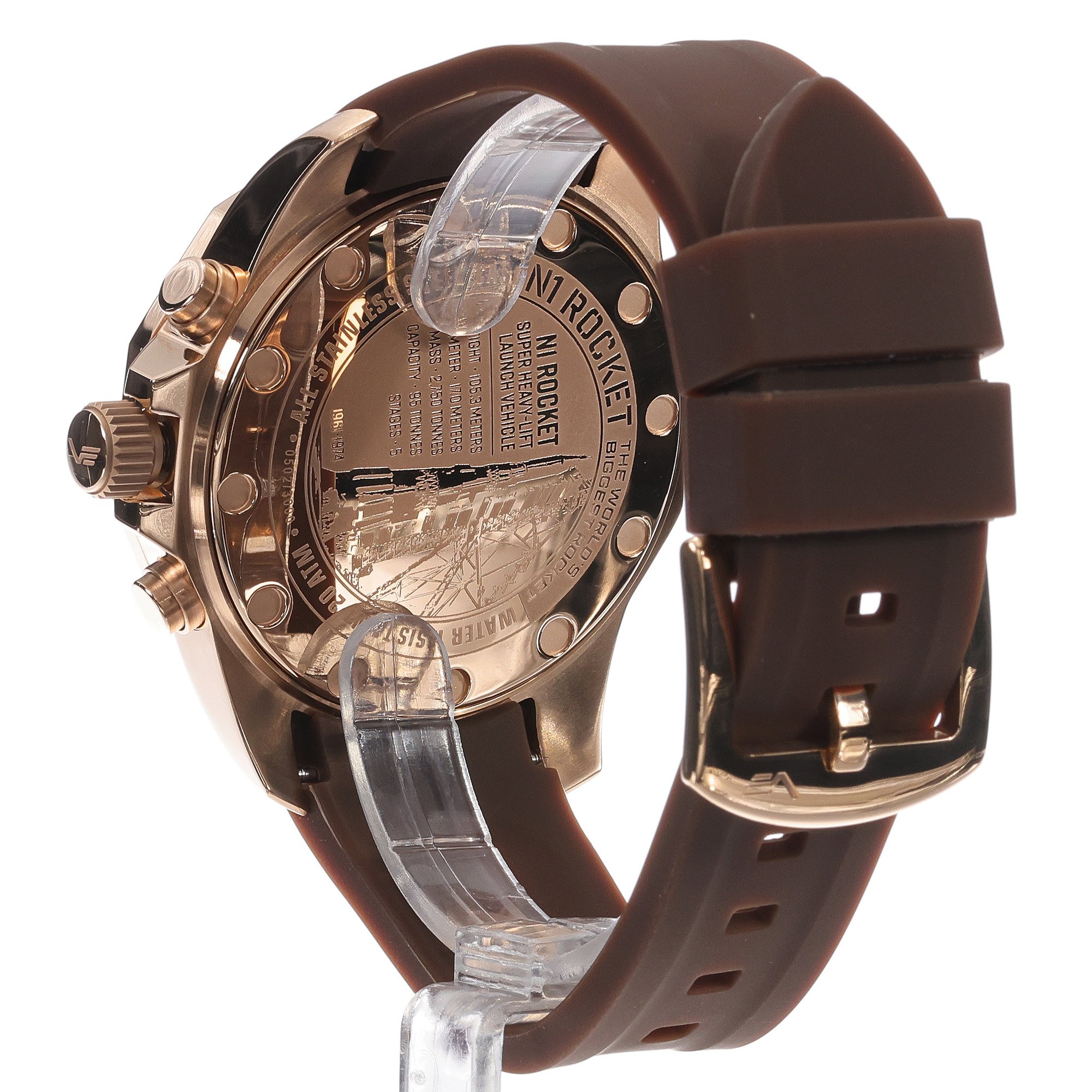 zegarek Vostok Europe 6S21-225B619SB męski z chronograf N1 Rocket - miniatura 4
