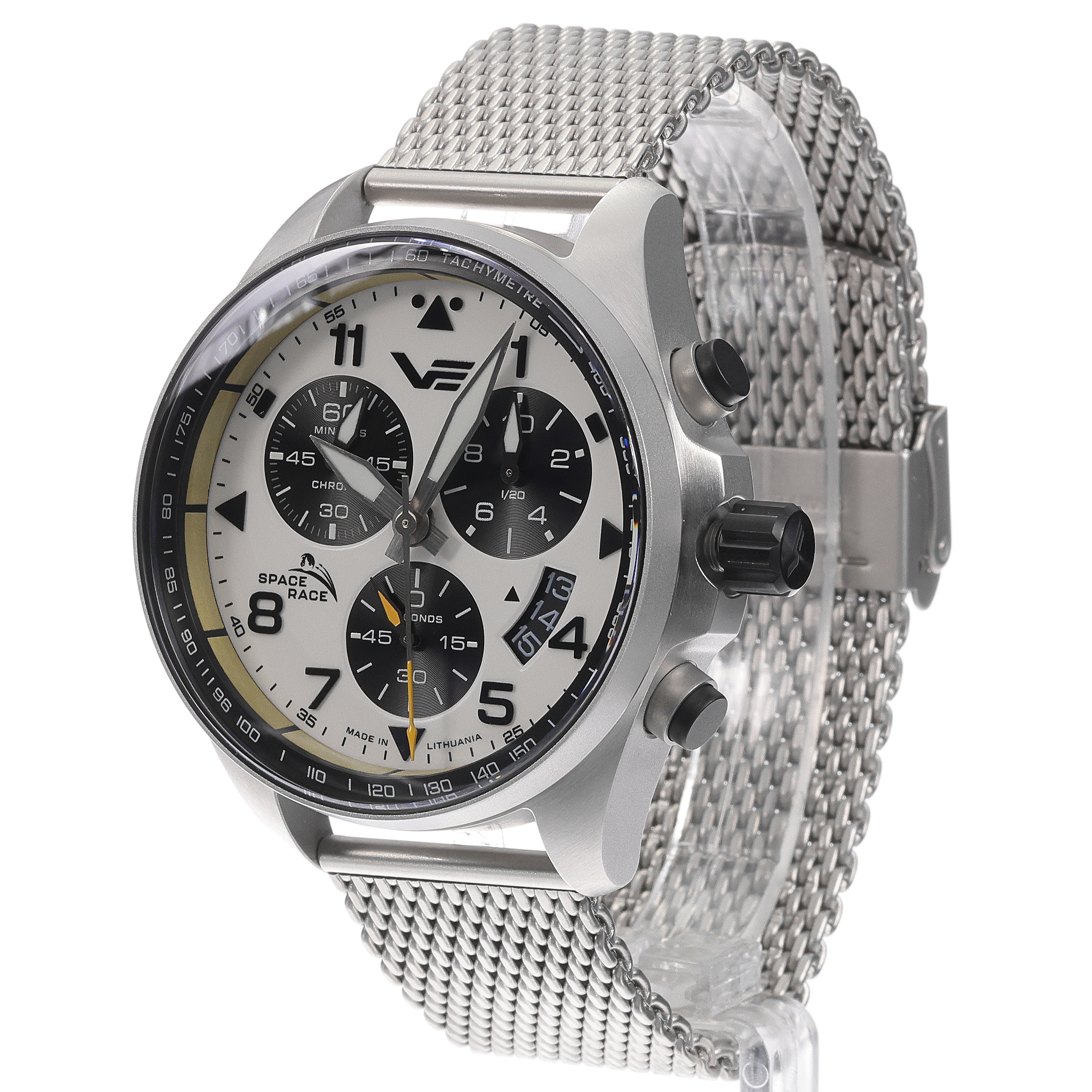 zegarek Vostok Europe 6S30-325A743B kwarcowy męski Space Race Space Race White Chrono