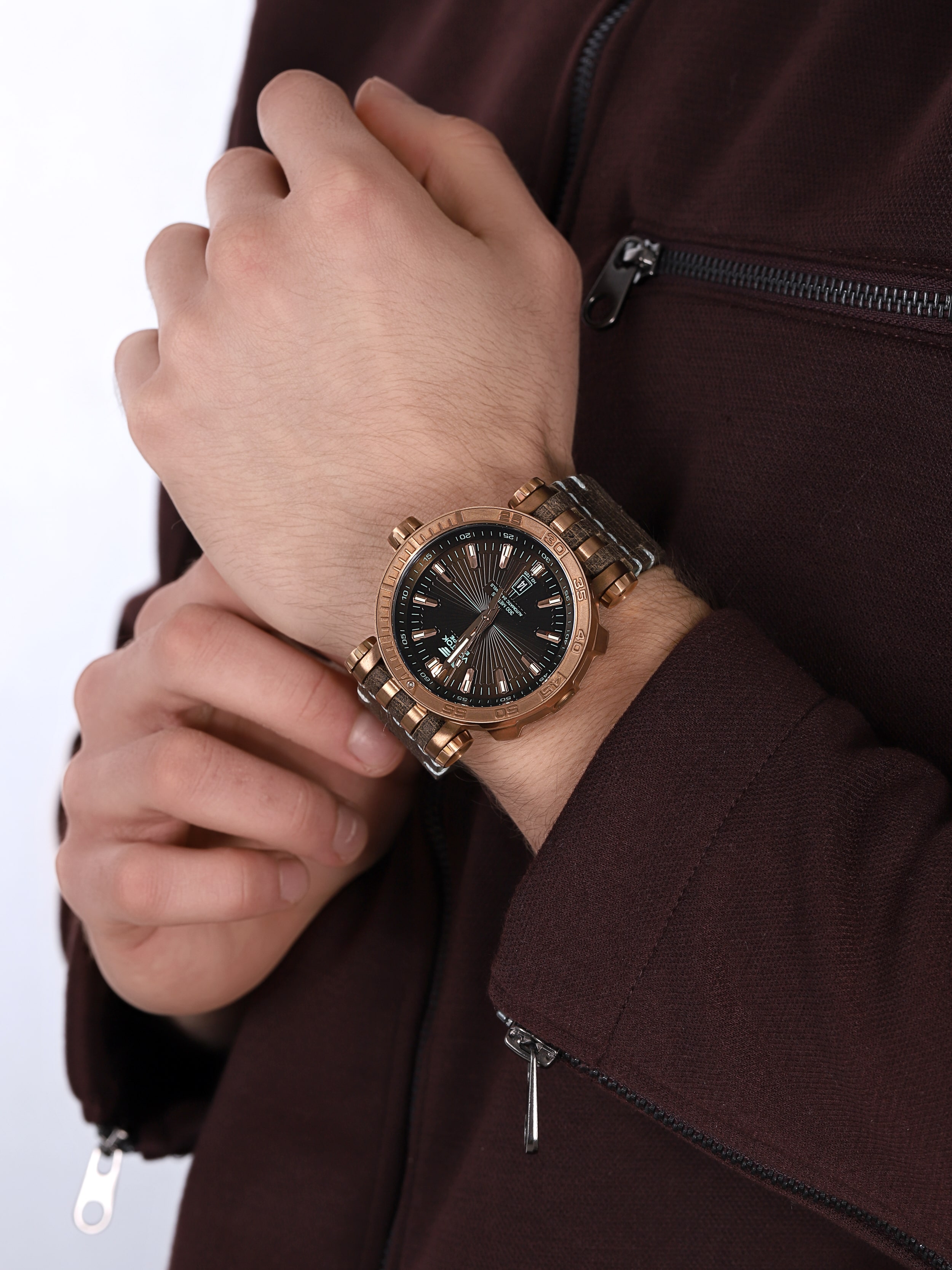 Energia Rocket Bronze Vostok Europe NH35A-575O285 - hover
