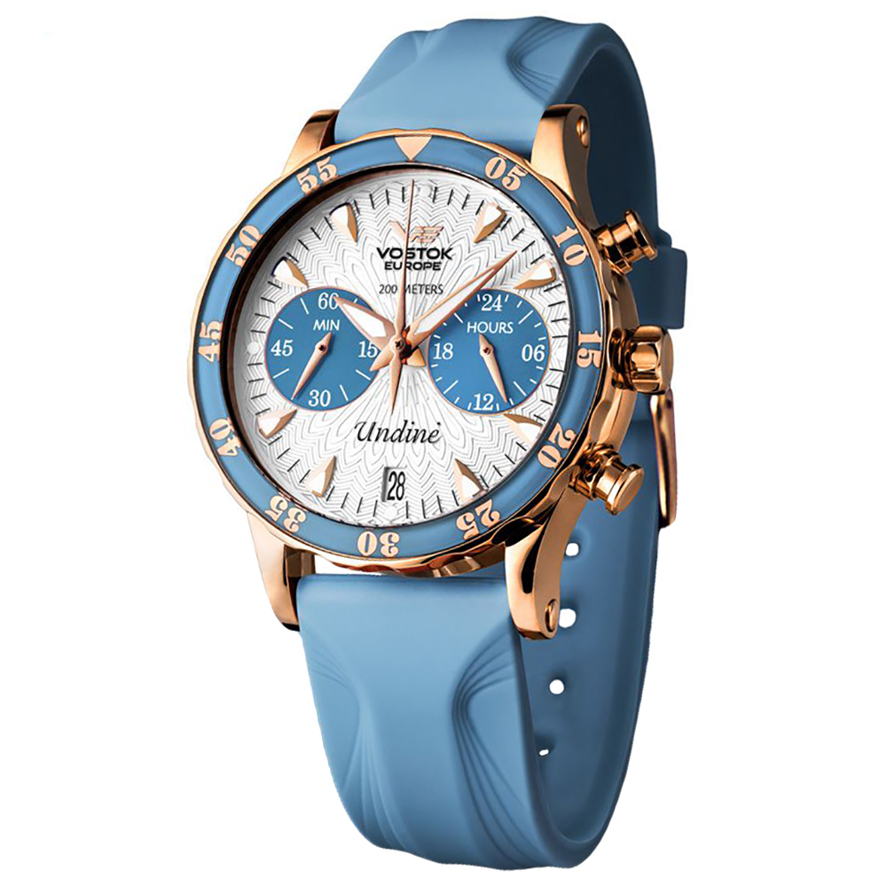 zegarek Vostok Europe VK64-515B527B damski z chronograf Undine - miniatura 8