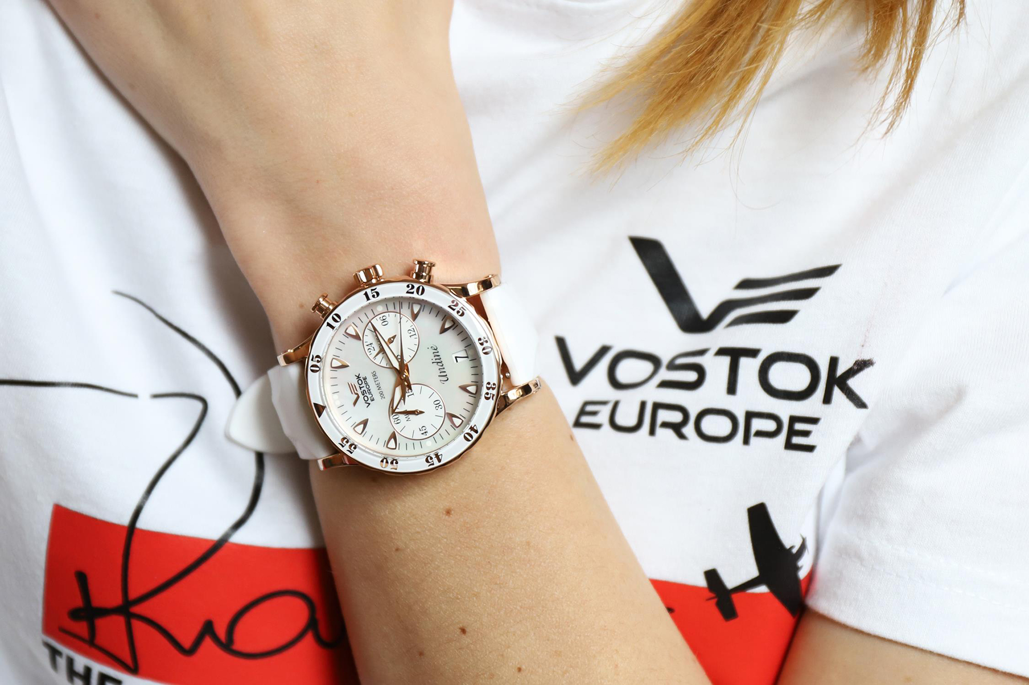 zegarek Vostok Europe VK64-515B528B kwarcowy damski Undine Undine Chrono - miniatura 4