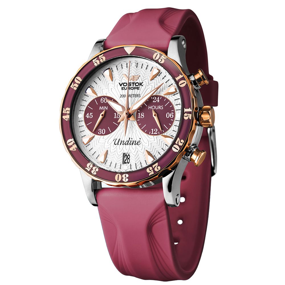 zegarek Vostok Europe VK64-515E567B damski z chronograf Undine - miniatura 6
