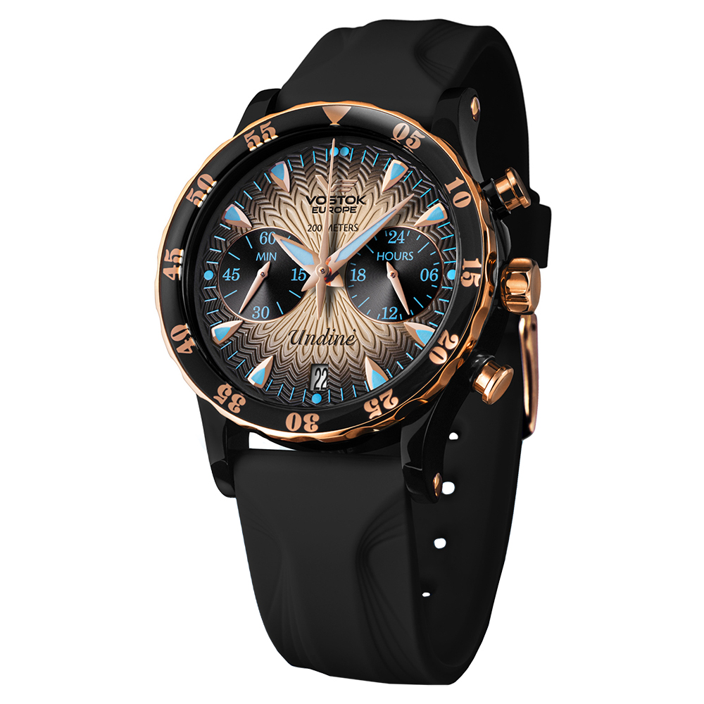 zegarek Vostok Europe VK64-515E627B Undine Chrono damski z chronograf Undine - miniatura 4