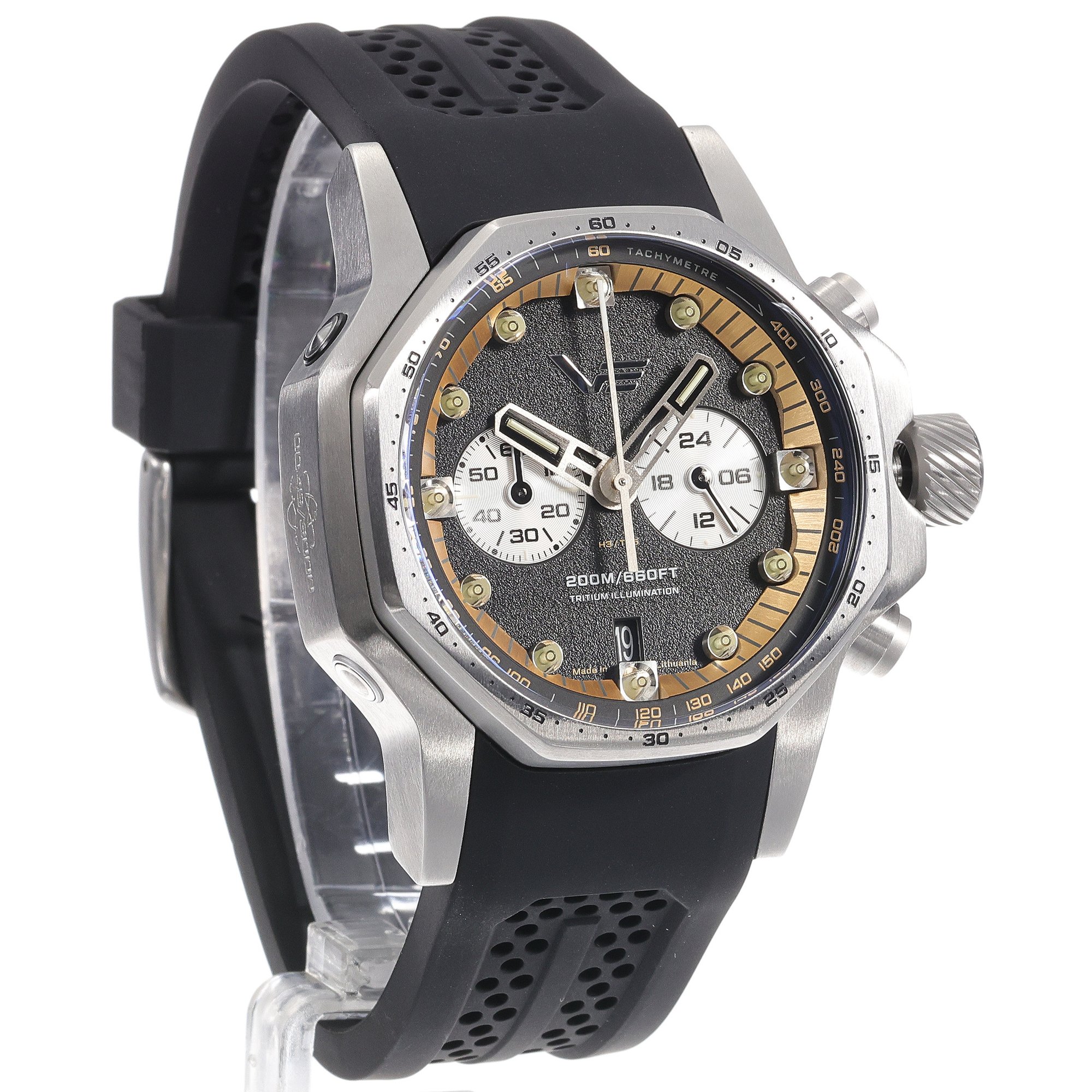 zegarek Vostok Europe VK64-640A698S srebrny Atomic Age - miniatura 3