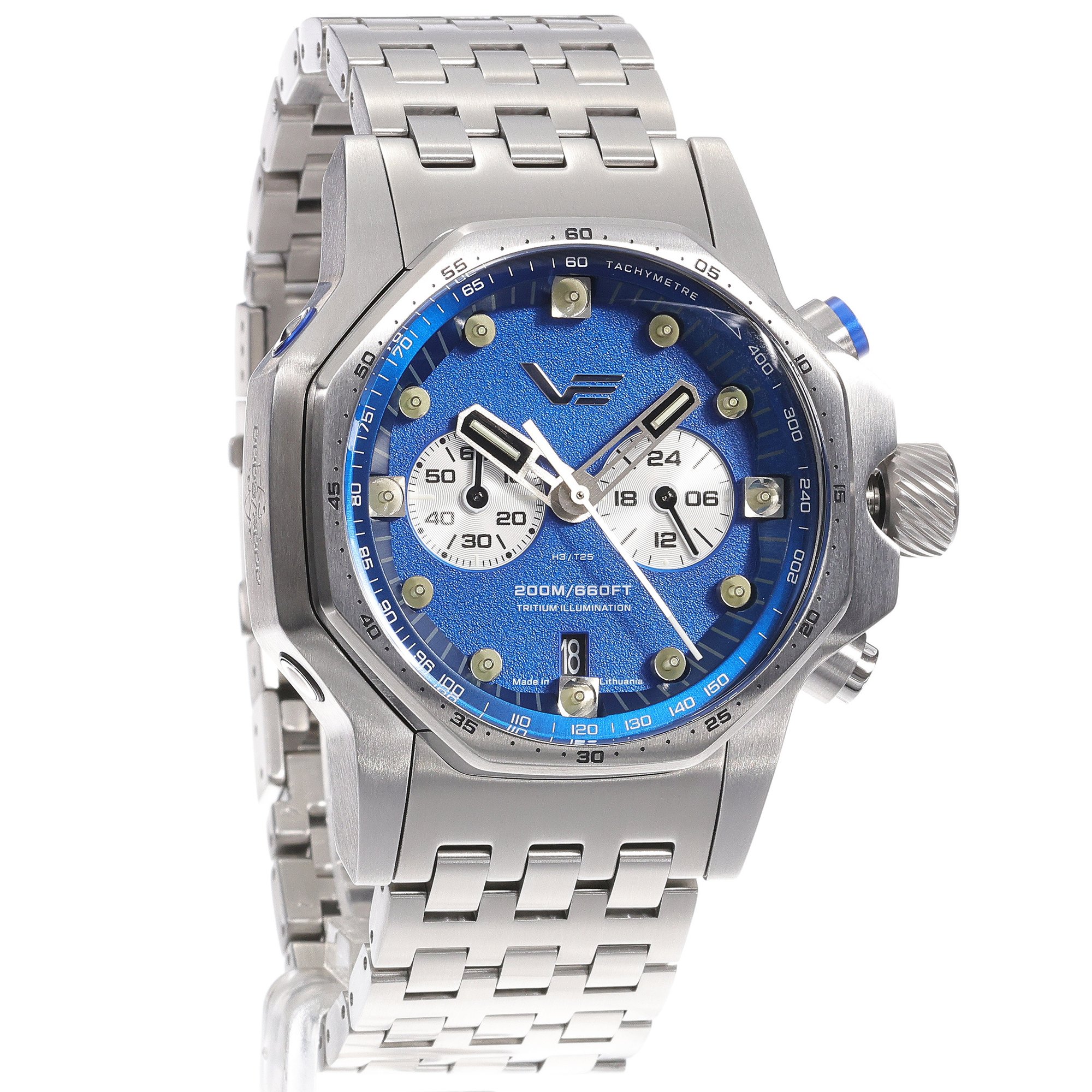 zegarek Vostok Europe VK64-640A700B męski z tachometr Atomic Age - miniatura 3