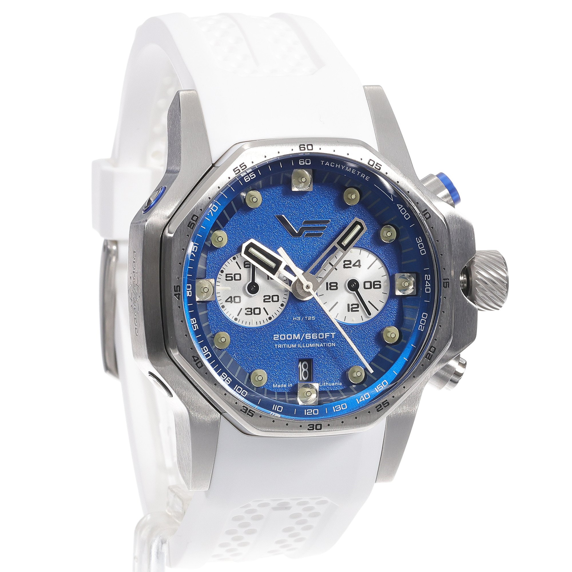 zegarek Vostok Europe VK64-640A700SW srebrny Atomic Age - miniatura 3