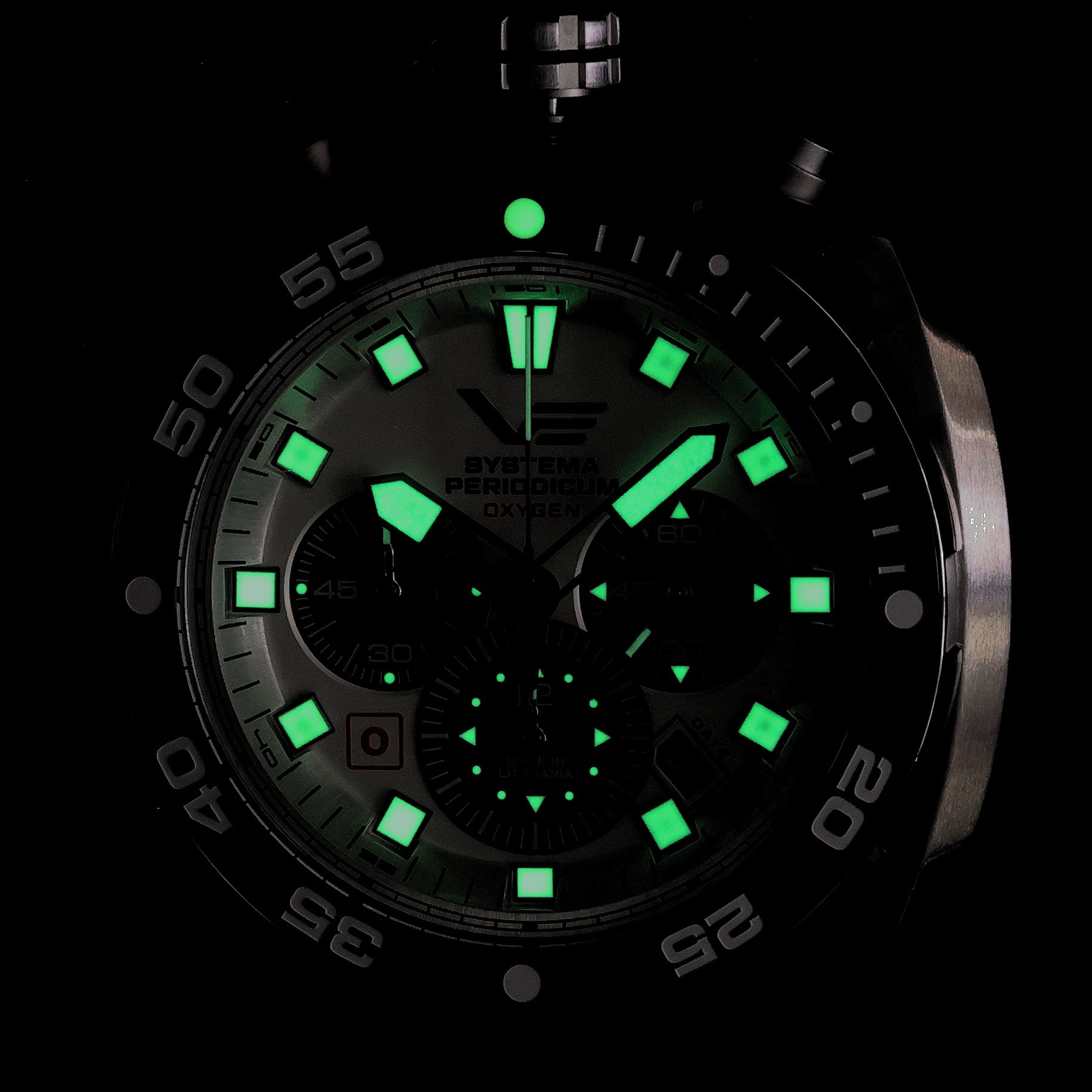 zegarek Vostok Europe VK67-650A722LB kwarcowy męski Systema Periodicum Systema Periodicum Oxygen - miniatura 5