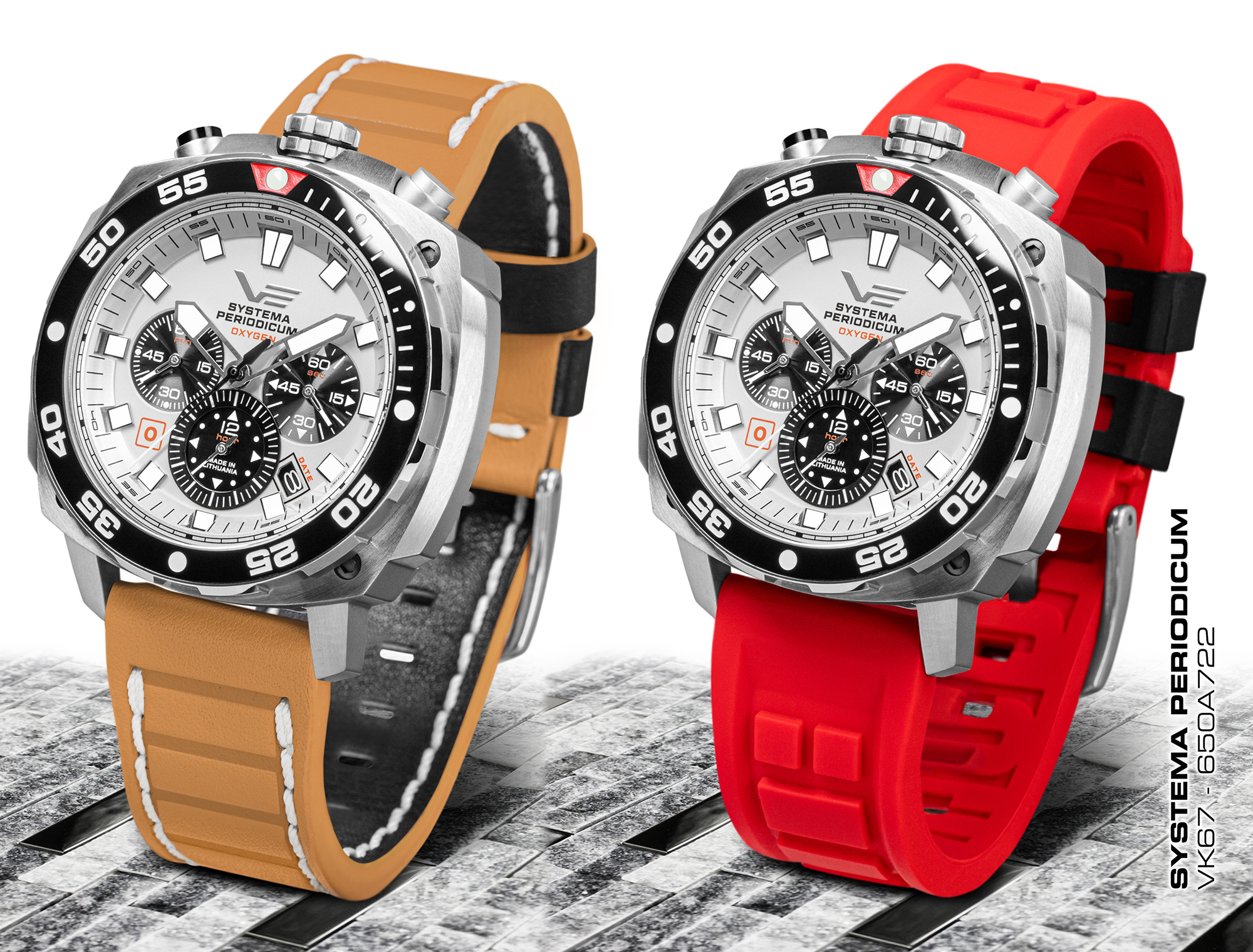 zegarek Vostok Europe VK67-650A722S Systema Periodicum - miniatura 5