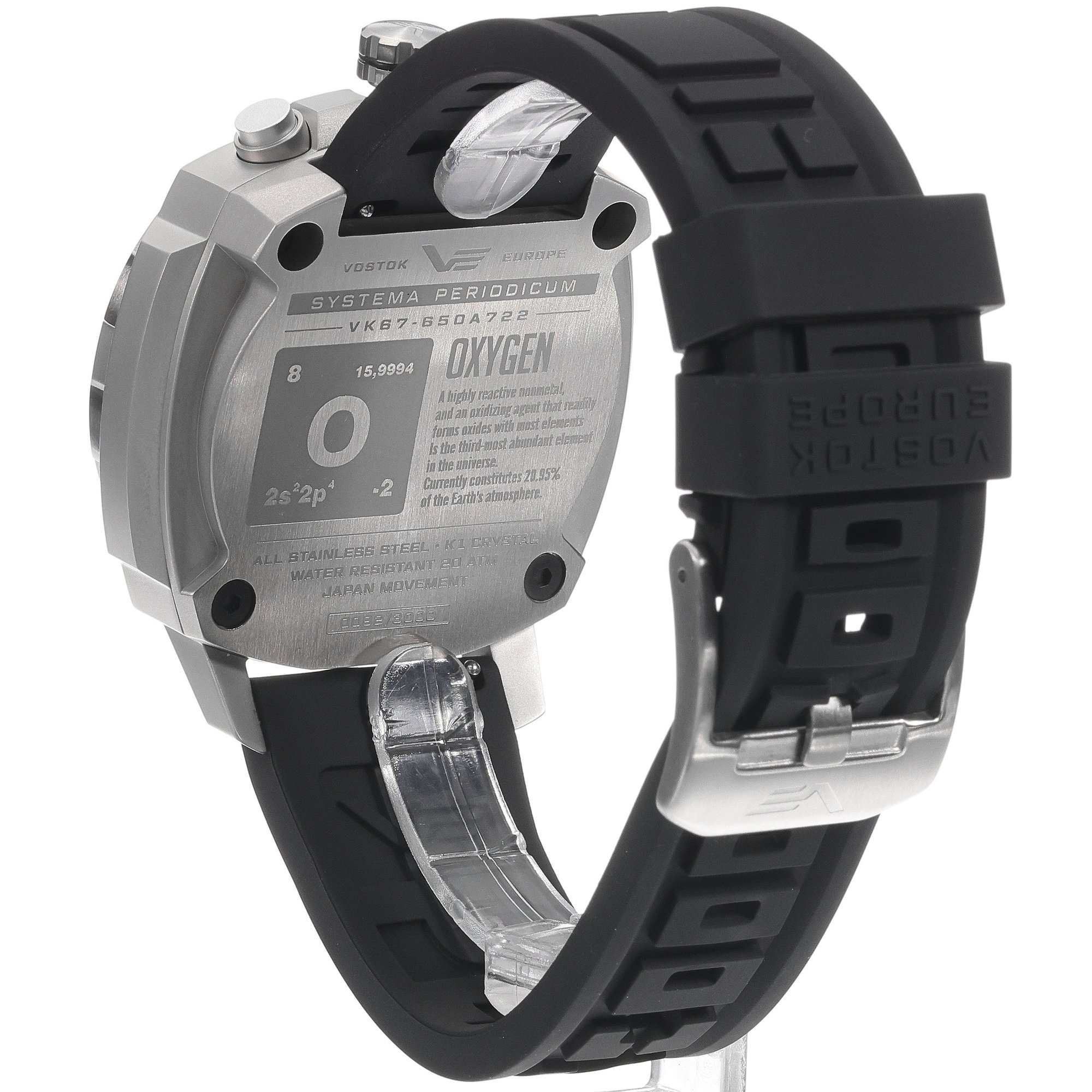 zegarek Vostok Europe VK67-650A722SB kwarcowy męski Systema Periodicum Systema Periodicum Oxygen - miniatura 4