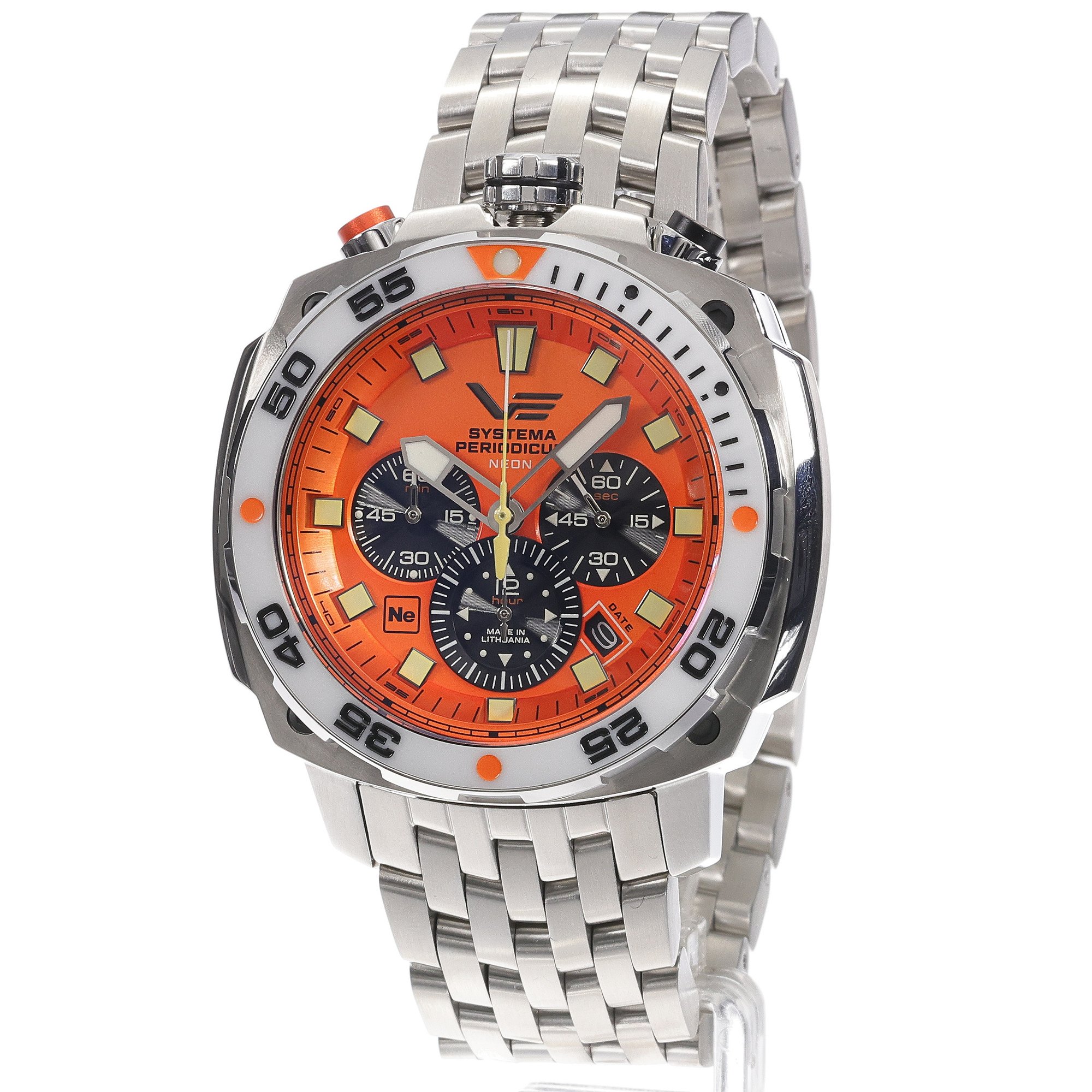zegarek Vostok Europe VK67-650A723B kwarcowy męski Systema Periodicum Systema Periodicum Neon - miniatura 2