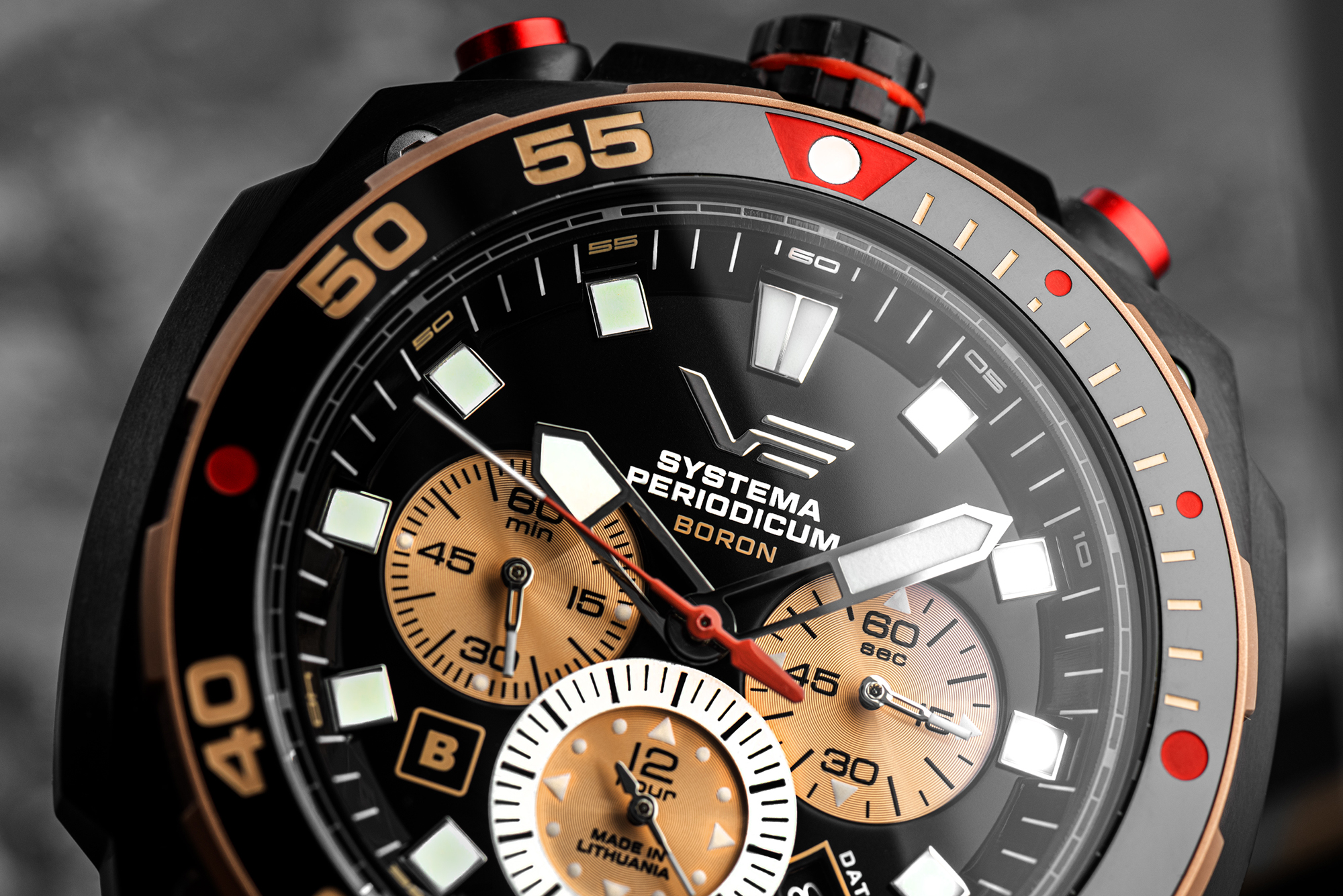 zegarek Vostok Europe VK67-650E721S Systema Periodicum - miniatura 9