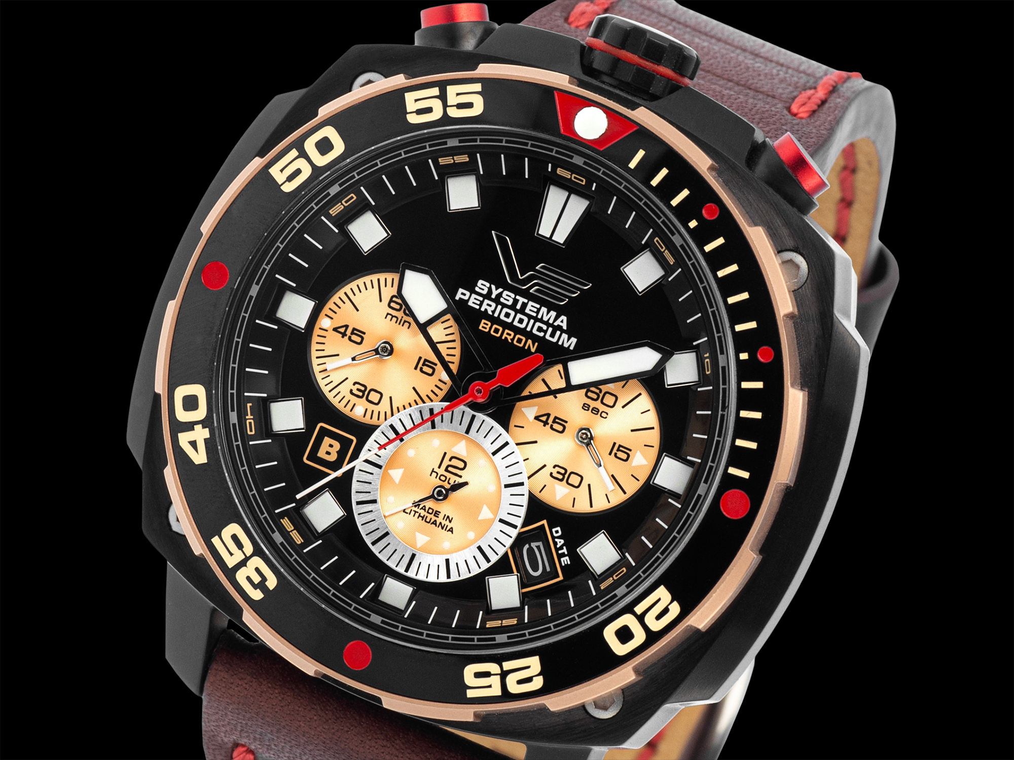 zegarek Vostok Europe VK67-650E721SB Systema Periodicum - miniatura 12