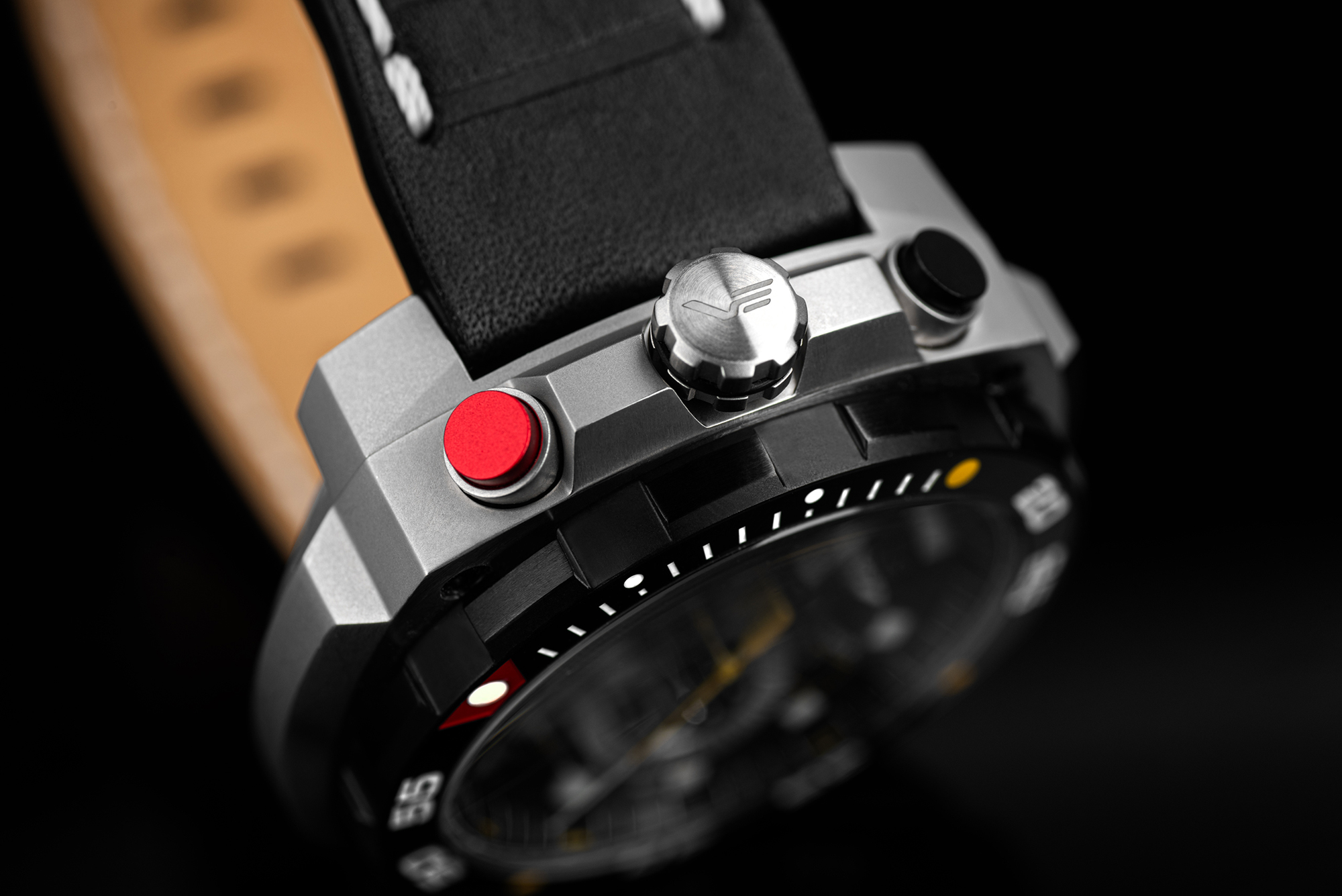zegarek Vostok Europe VK67-650E725 Systema Periodicum Sulfur męski z chronograf Systema Periodicum - miniatura 5