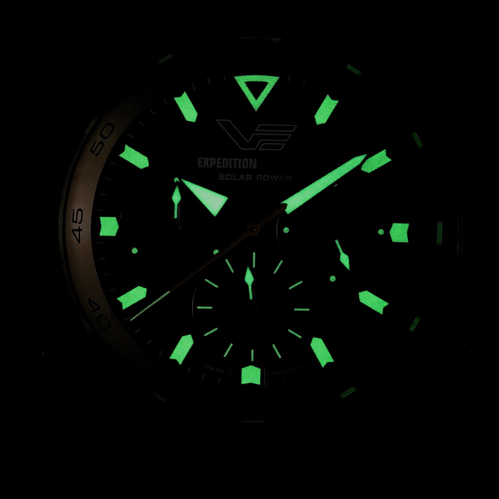 zegarek Vostok Europe VR42-592C763SG Expedition South Pole Solar Chrono 43mm męski z chronograf Expedition